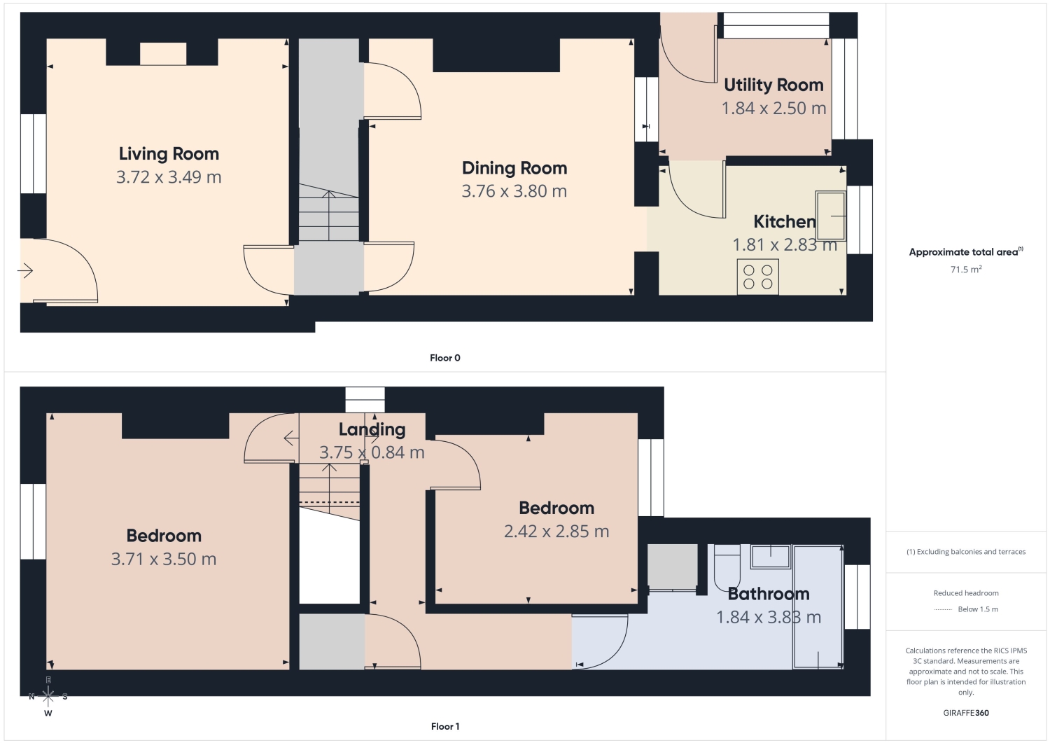 54, King Street Brimington, Chesterfield floorplan