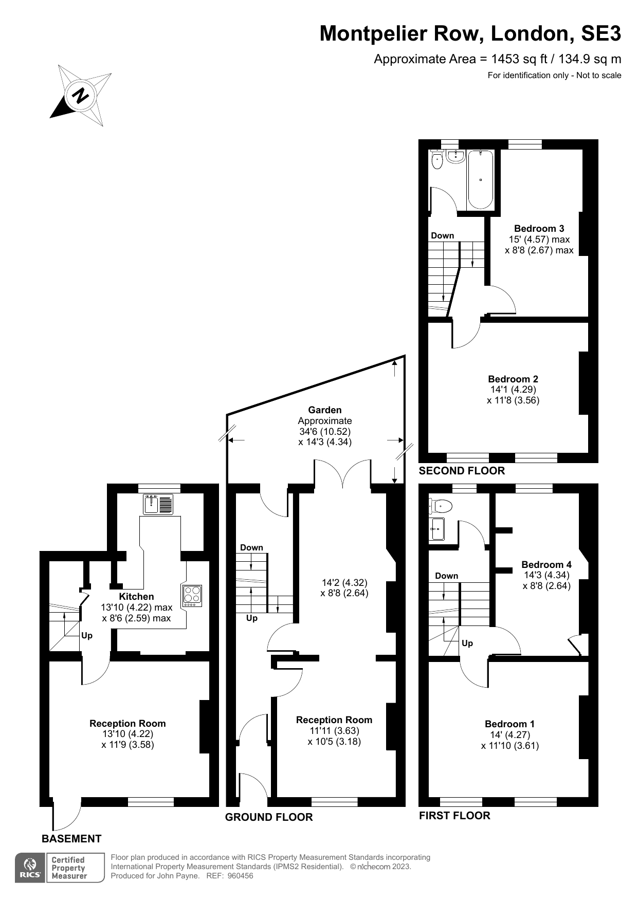 Montpelier Row, London SE3, 4 bedroom terraced house for sale