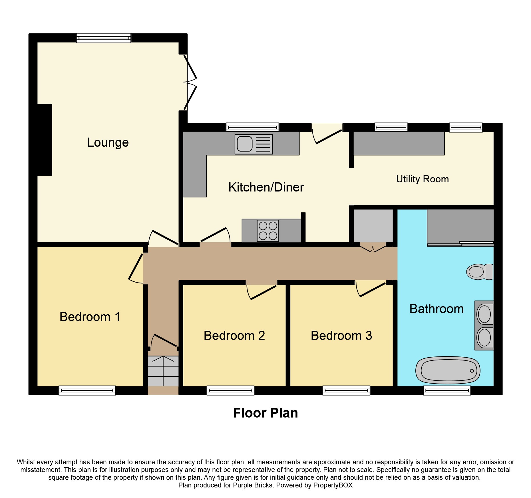 3 bed detached bungalow for sale in Court Road, Liddeston, Milford