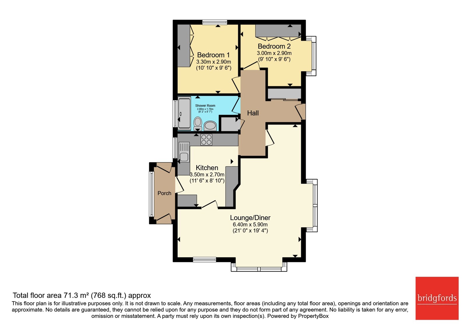 57, Lodgefield Park, Staffordshire floorplan