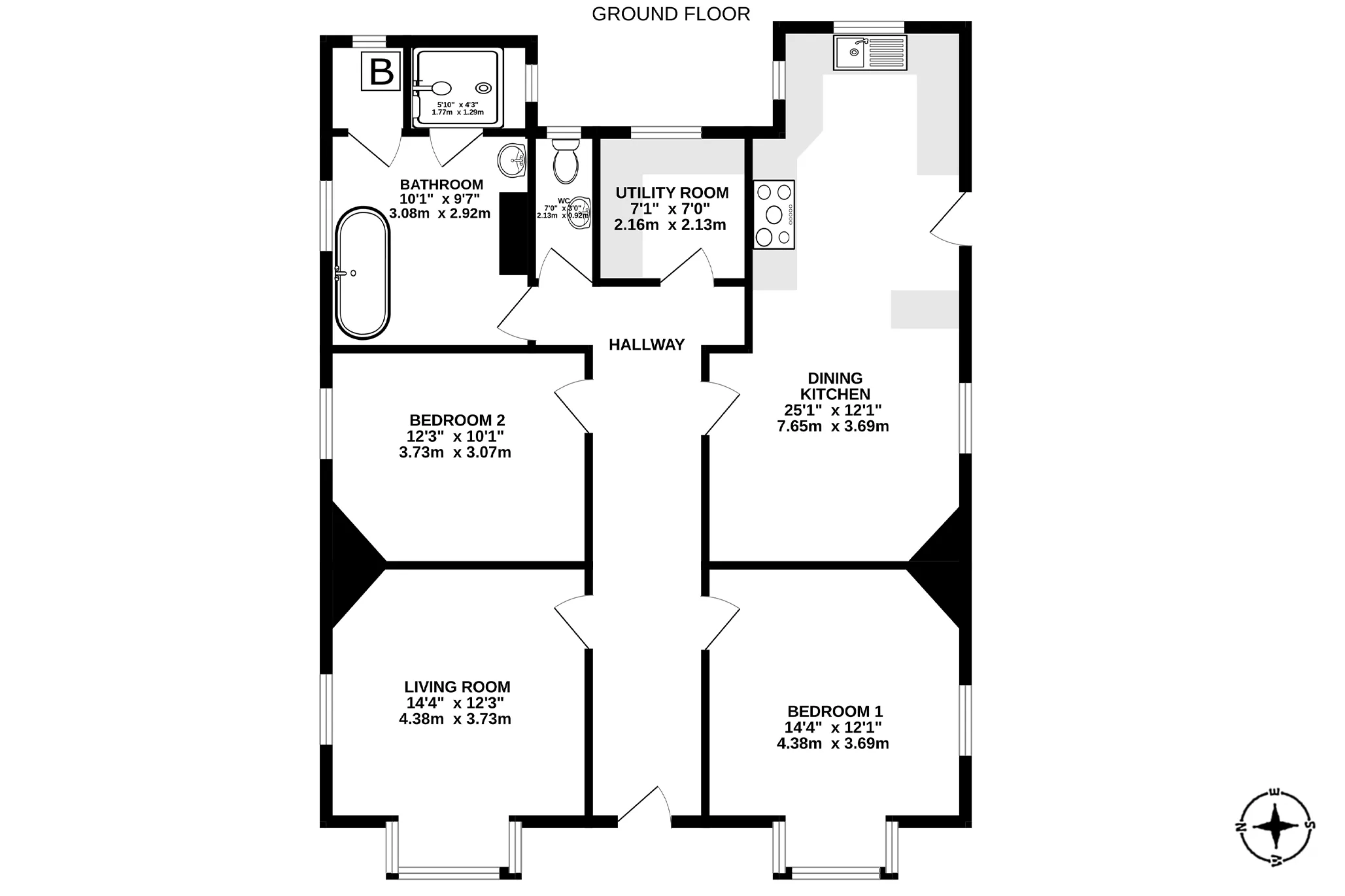 Braemar, 16 High View Road, Douglas floorplan