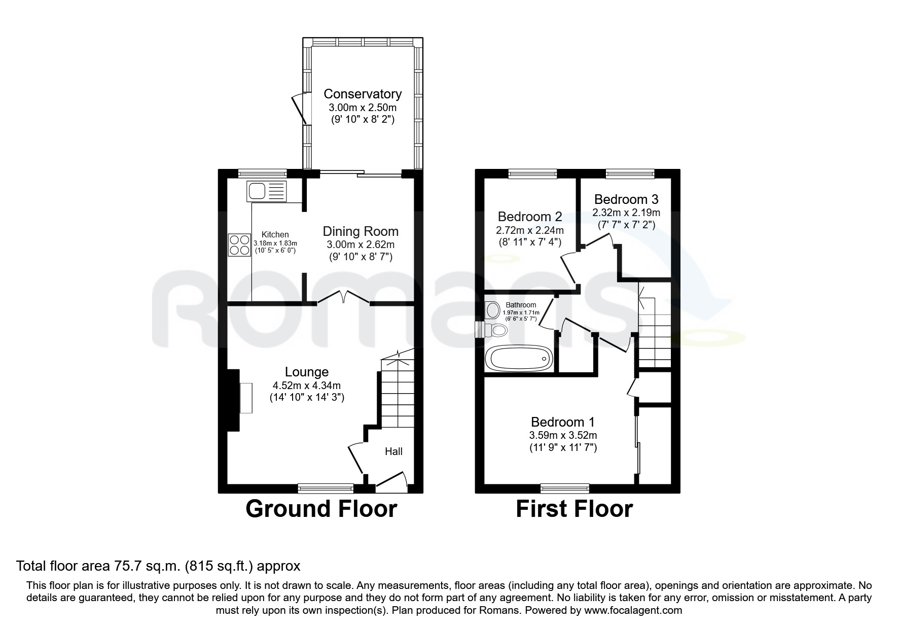 9, Milland Close, Swindon floorplan