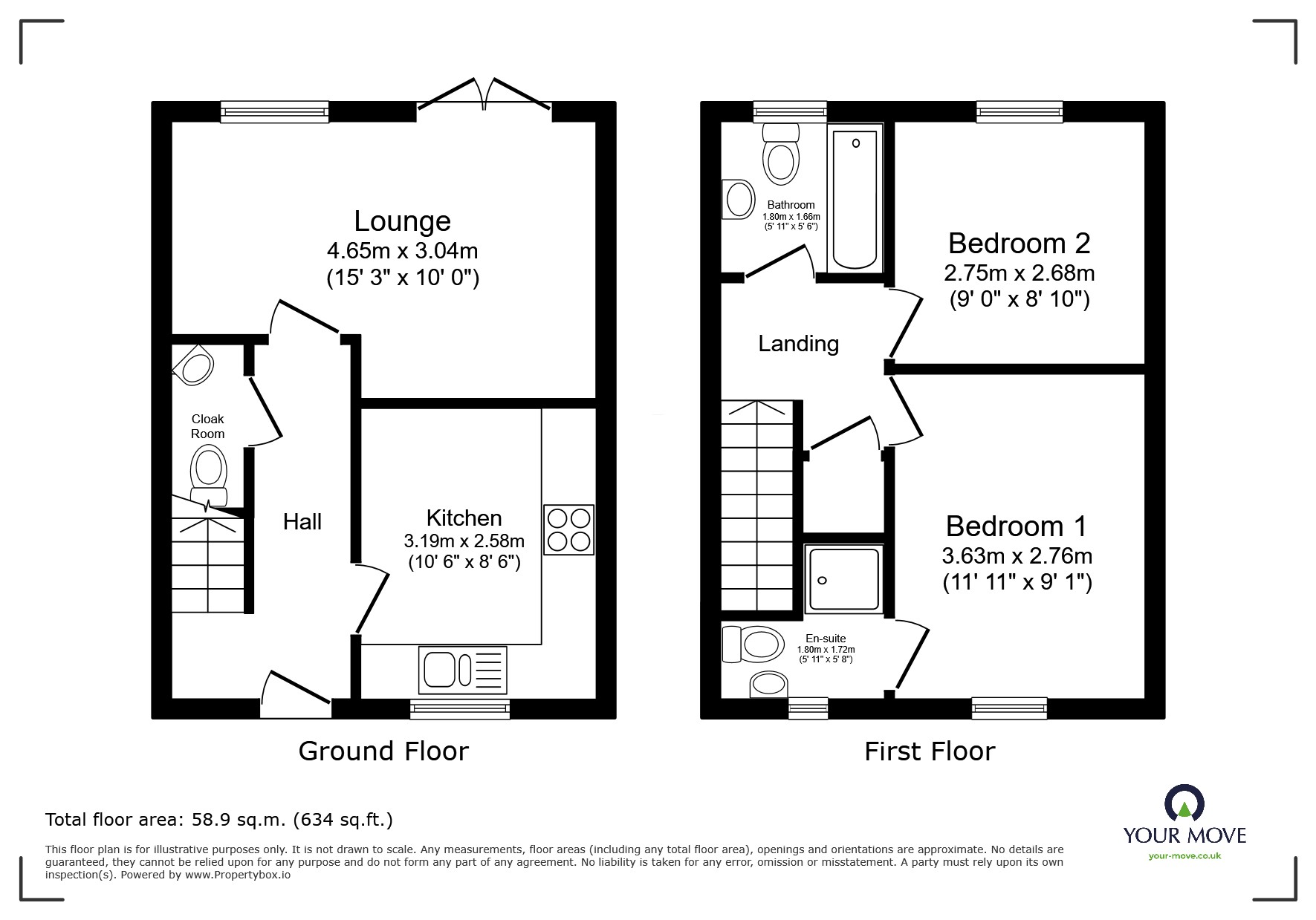 170, Marlborough Road, Warwickshire floorplan