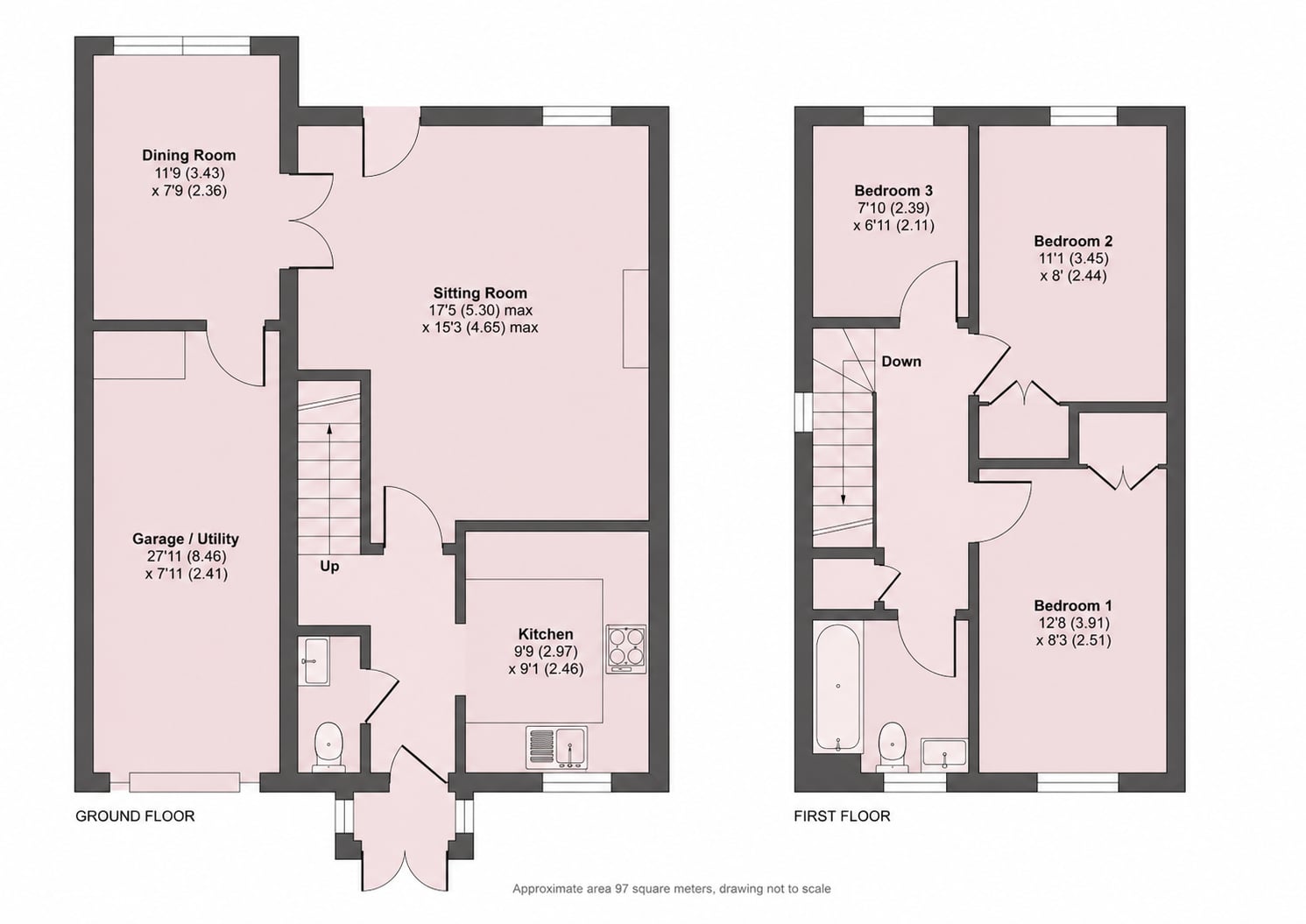 19, Deepways, Budleigh Salterton floorplan