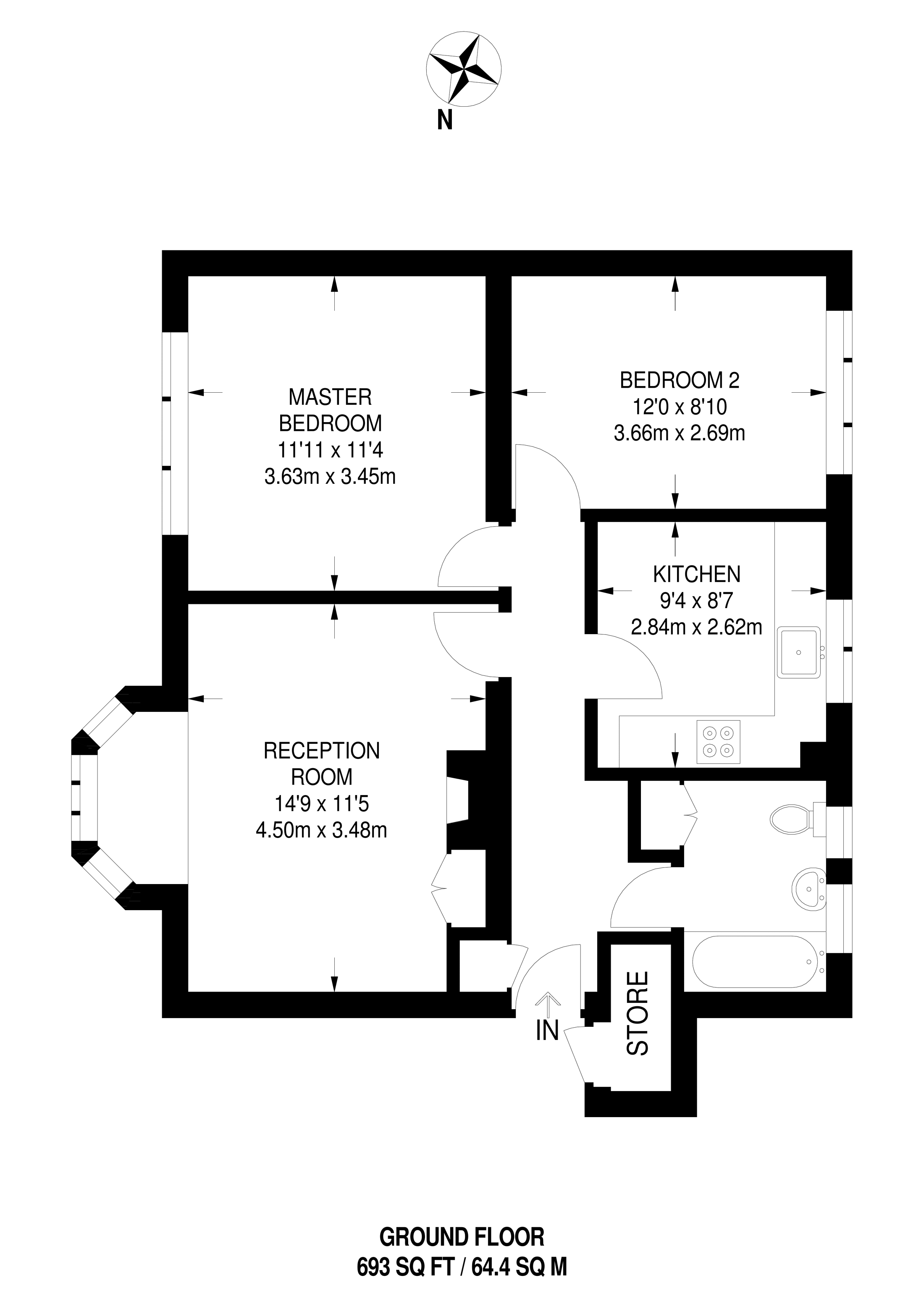 2 Bedrooms Flat for sale in Hepworth Gardens, Barking IG11