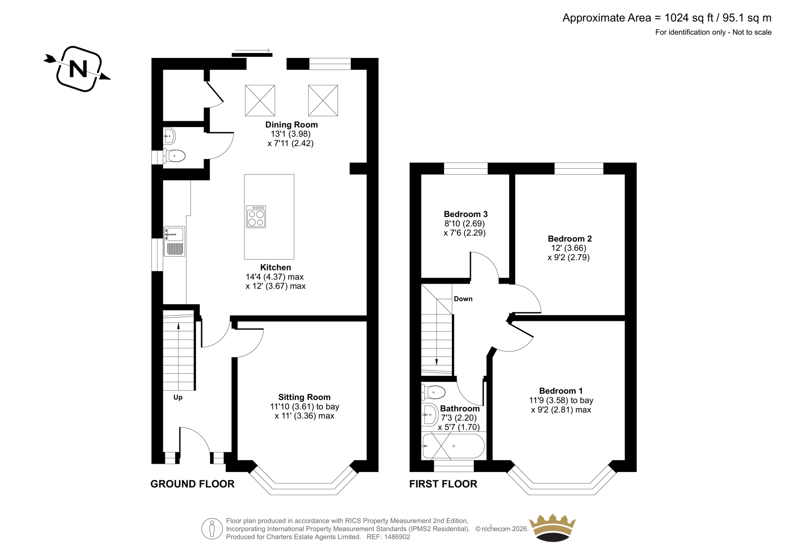 19, Glenfield Avenue, Southampton floorplan