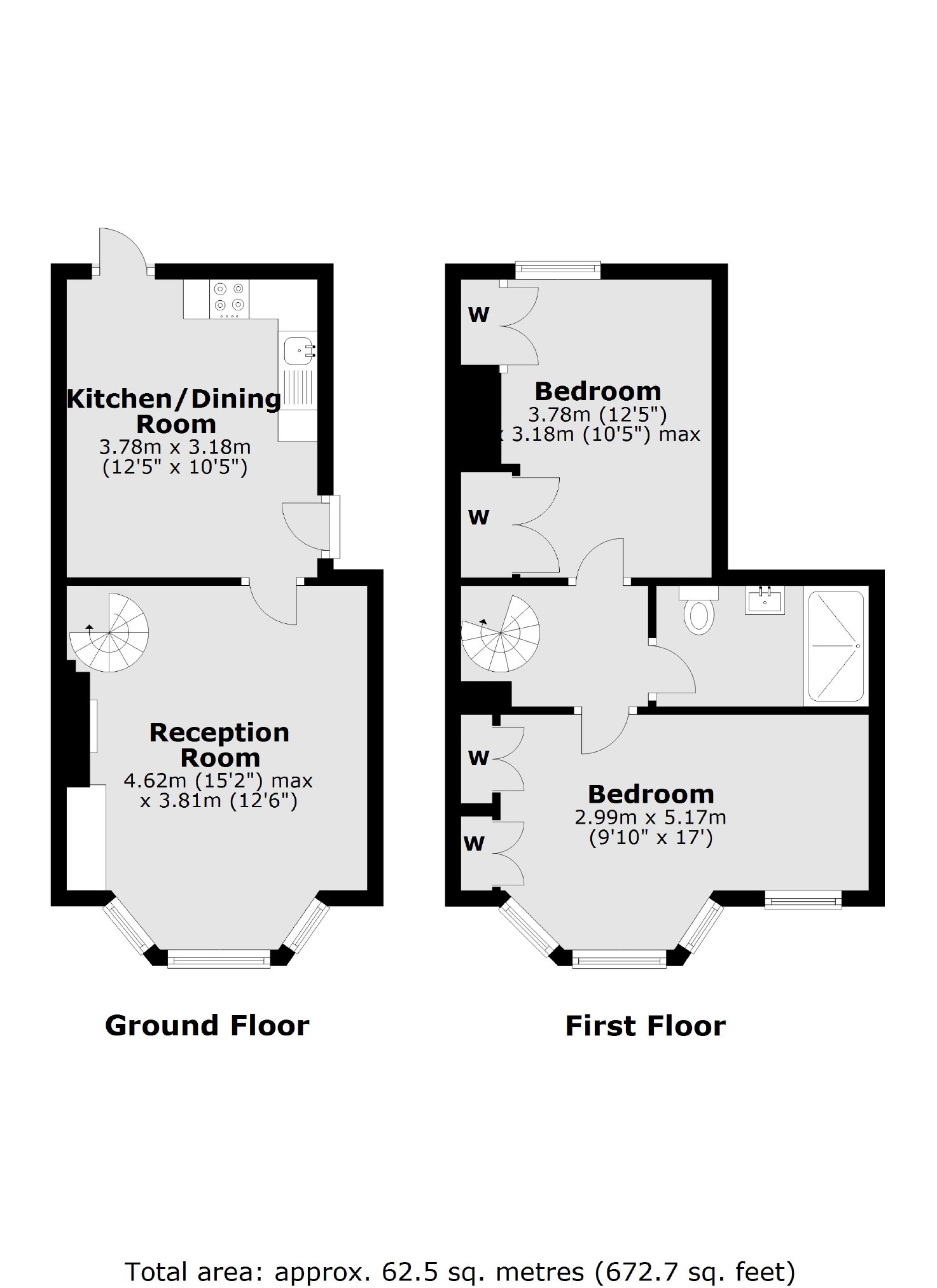 Ashmore Road, Maida Vale floorplan