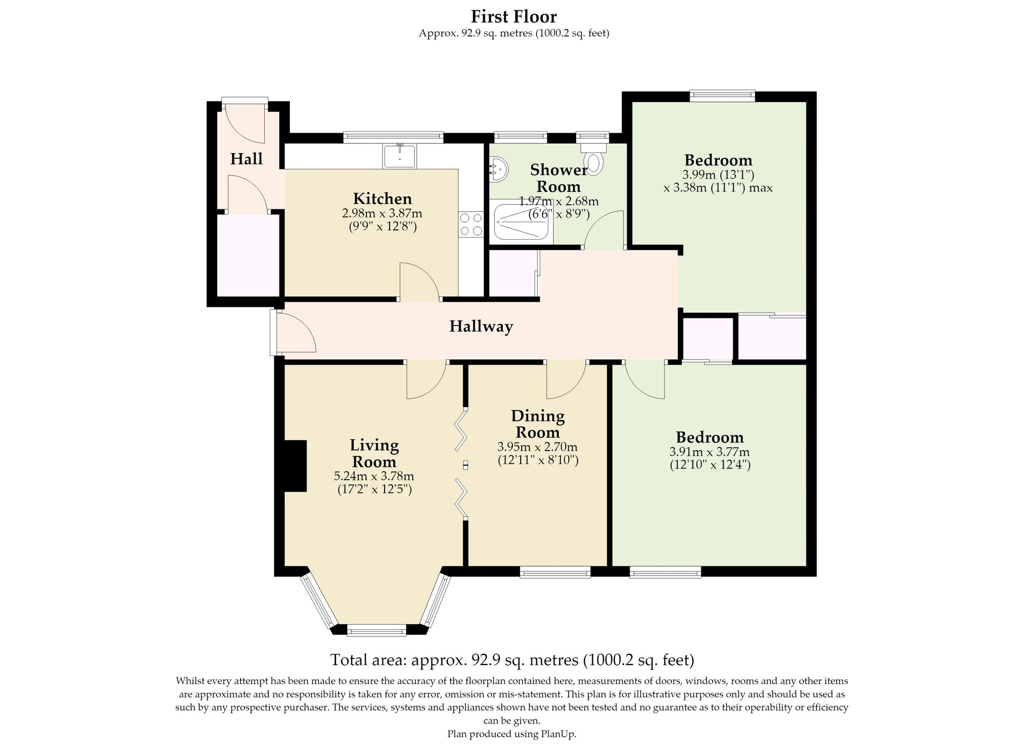 Flat 4, Stradbroke House 177A High Street, Lowestoft floorplan