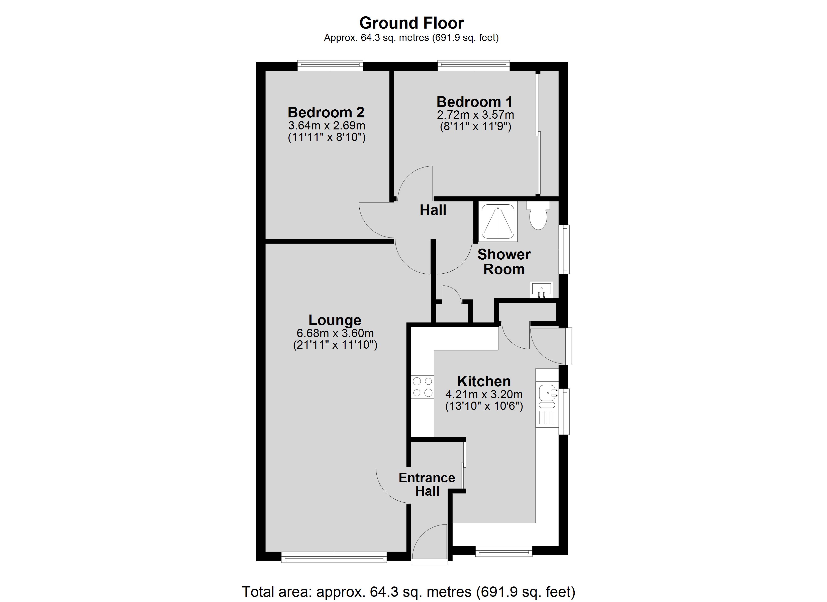 37, Bradbury Avenue, Lincoln floorplan