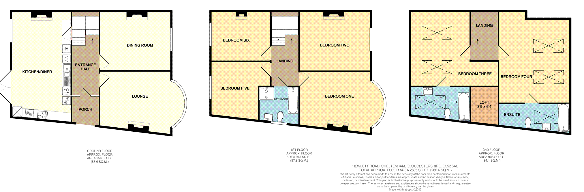 6 Bedrooms Semi-detached house to rent in Hewlett Road, Cheltenham GL52