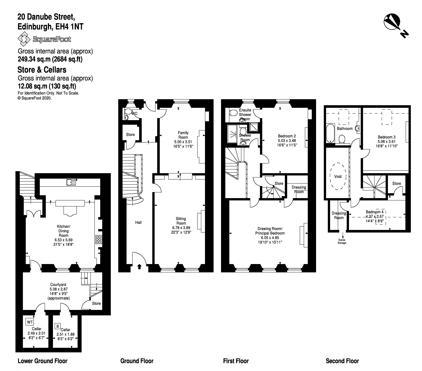 20, Danube Street, Edinburgh floorplan
