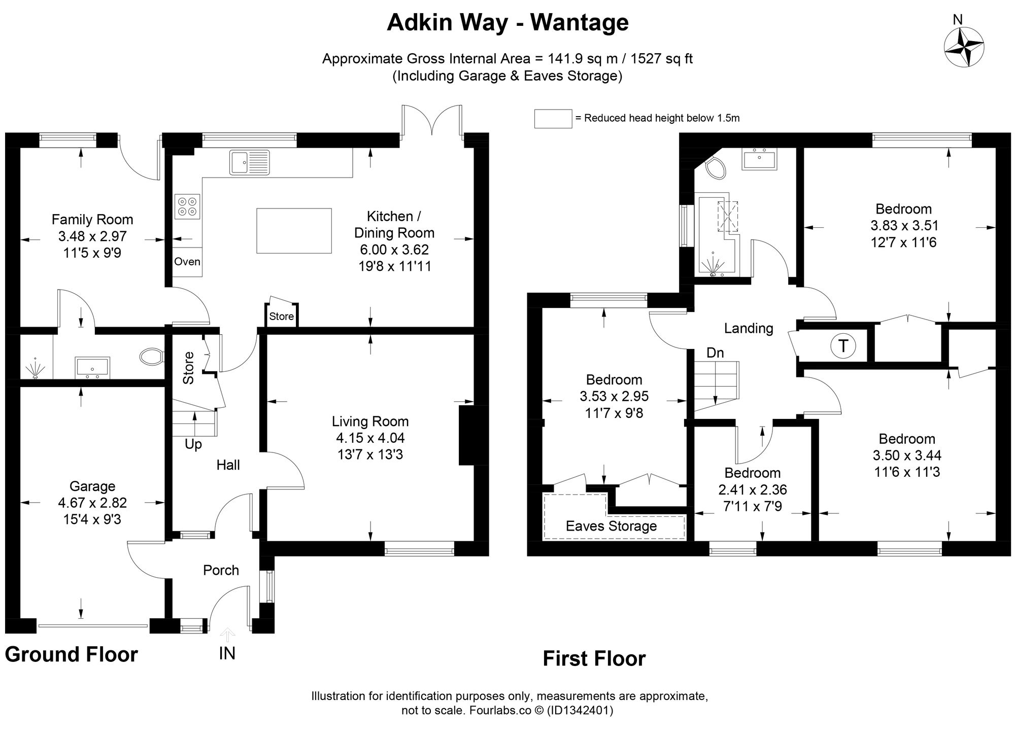 45 Adkin Way, Wantage floorplan