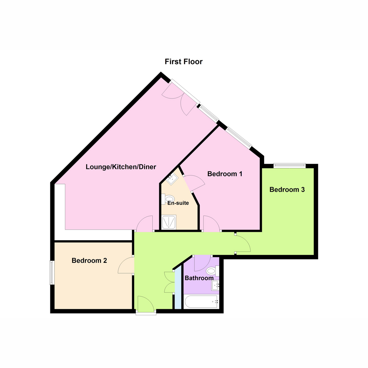 Flat Flat 9, The Corona, 258, Leigh Road, Leigh-on-sea floorplan
