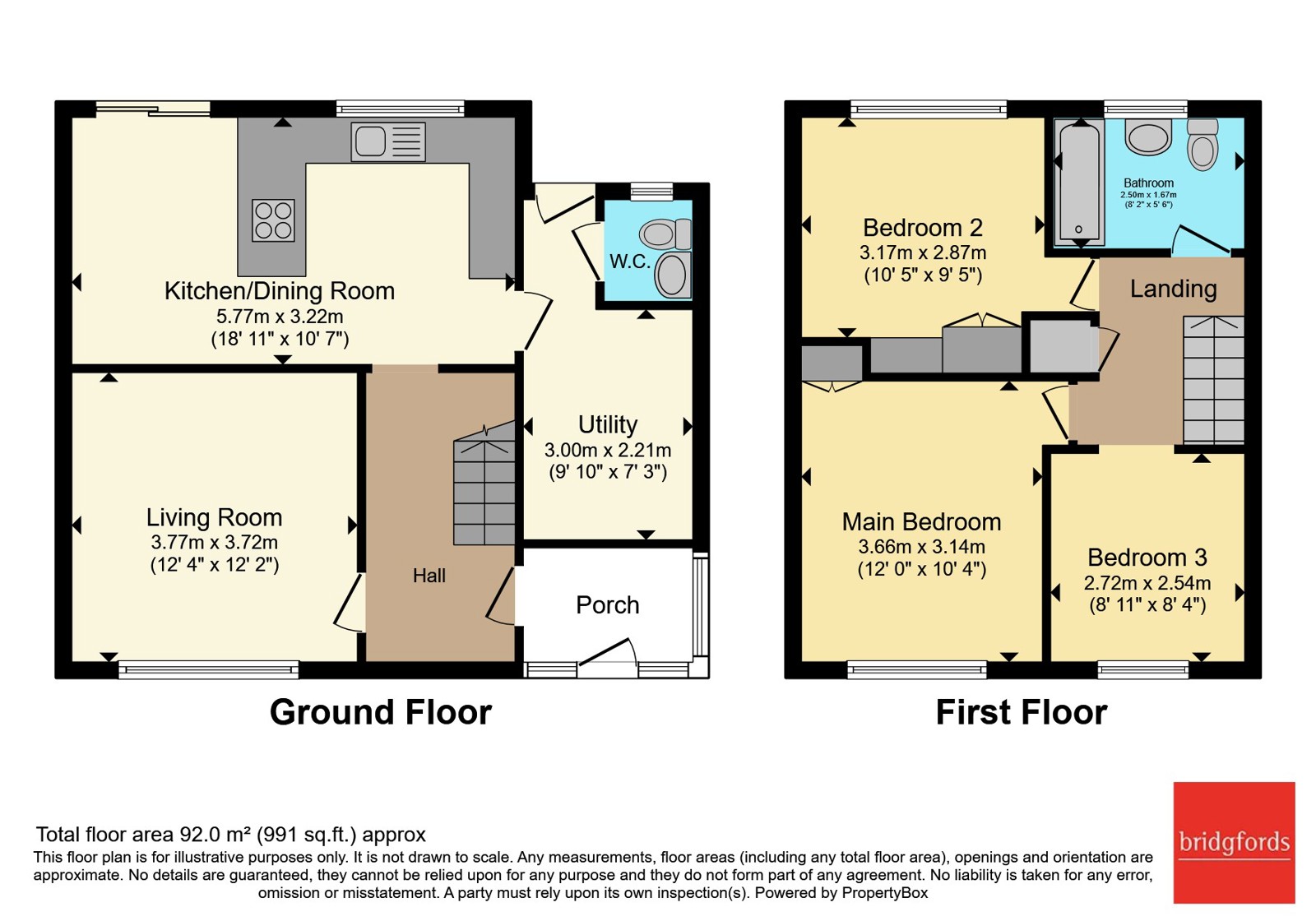 23, Woodstock Road, Stockport floorplan
