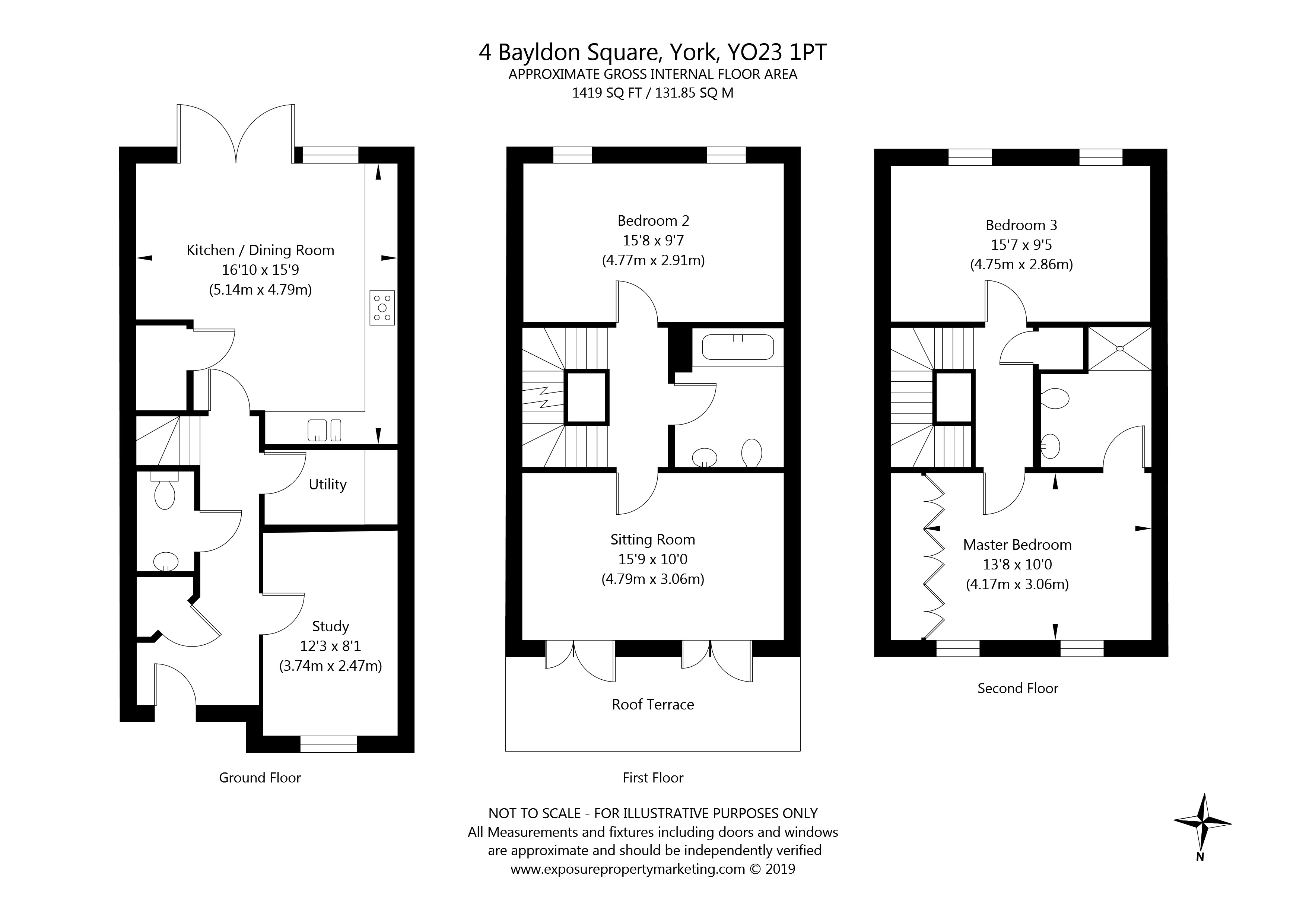 3 Bedrooms Terraced house for sale in Bayldon Square, York YO23