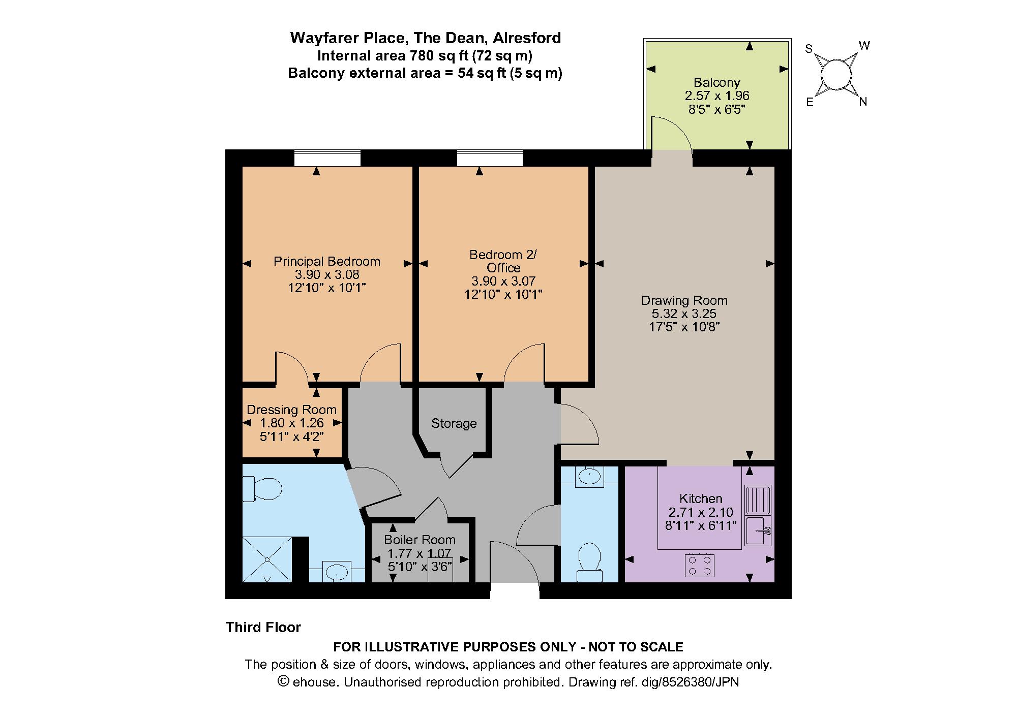 The Dean, Alresford, Hampshire SO24, 2 bedroom flat for sale 62788272