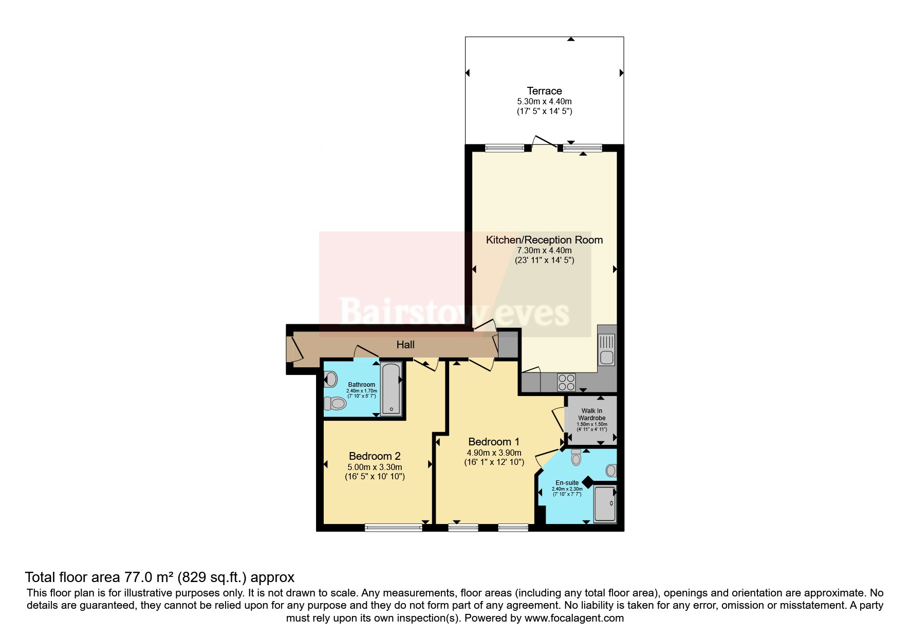 Flat 2, Kingsley Mews,, Ley Street, Ilford floorplan
