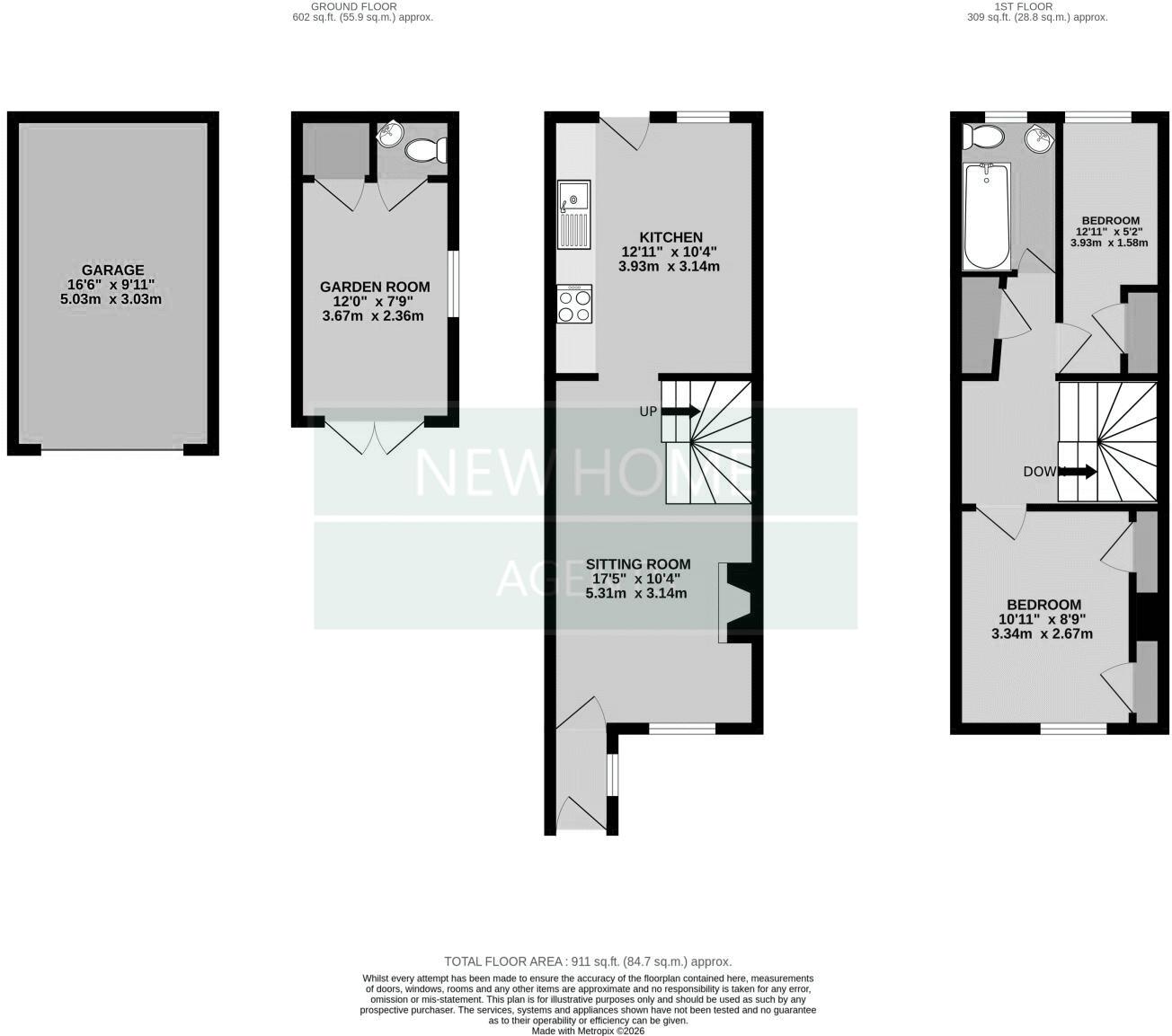 2 Home Farm, Burton Hill, Malmesbury floorplan