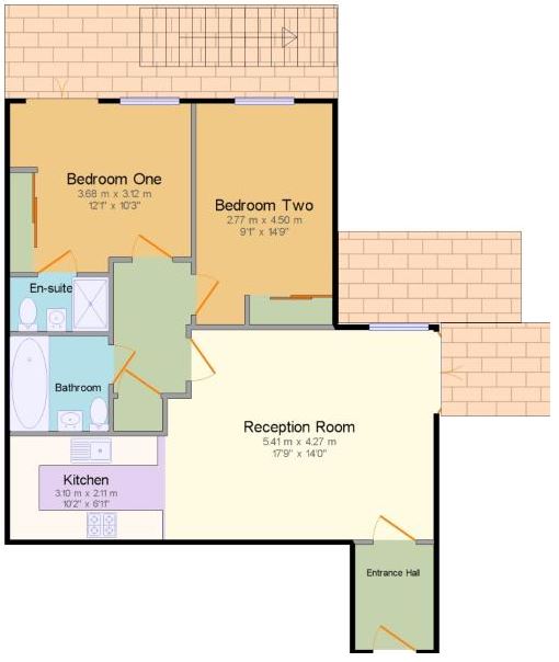 4, Tivoli Mansions, Cheltenham floorplan
