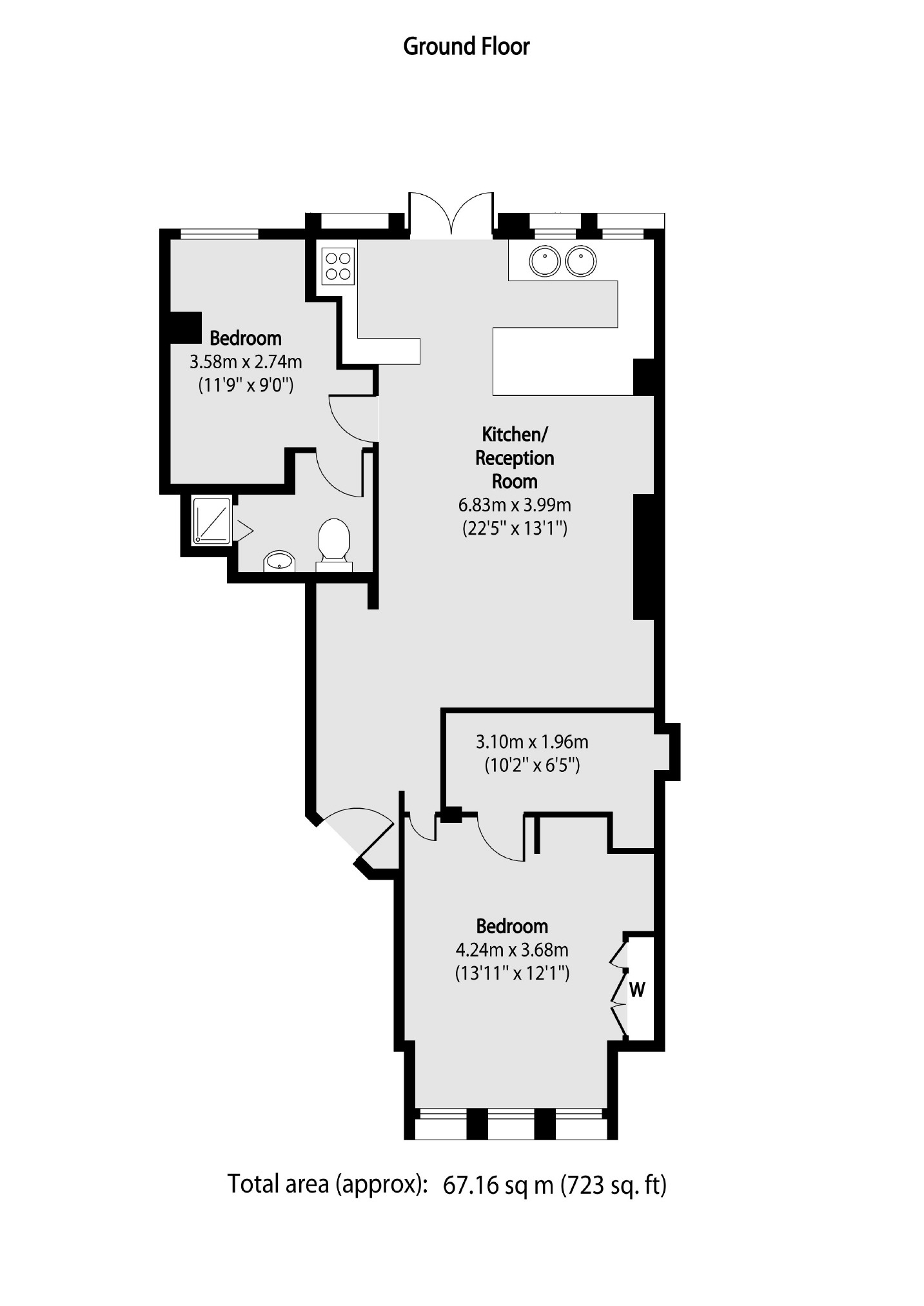 Quex Road, London floorplan
