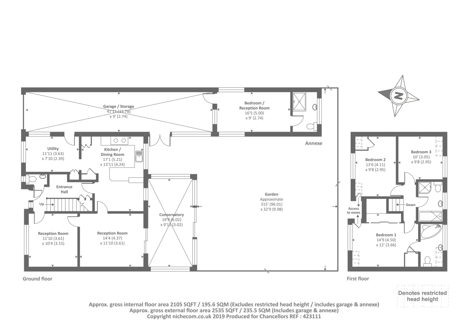 3 Bedrooms Detached house for sale in The Laurels, Rowstock OX11