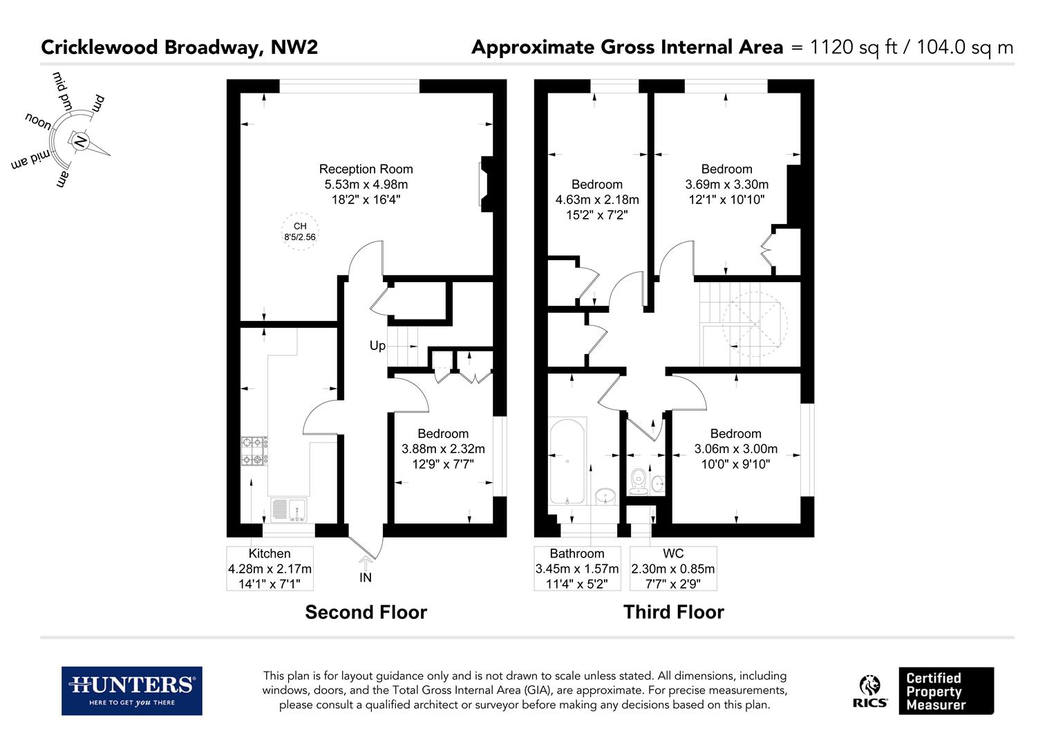60B, Cricklewood Broadway, London floorplan