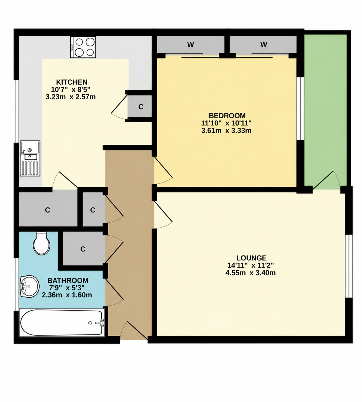 Curzon Crescent, Barking floorplan