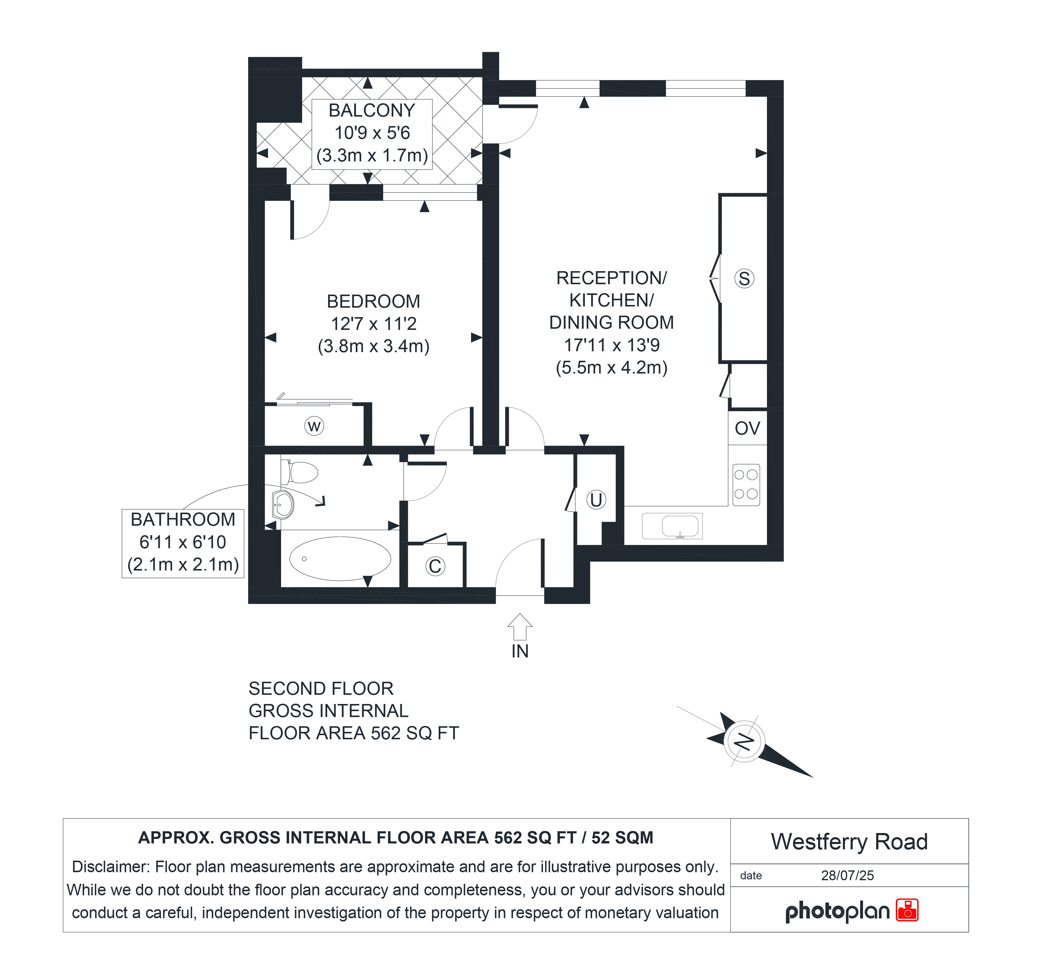 Bute House, Westferry Rd, London floorplan