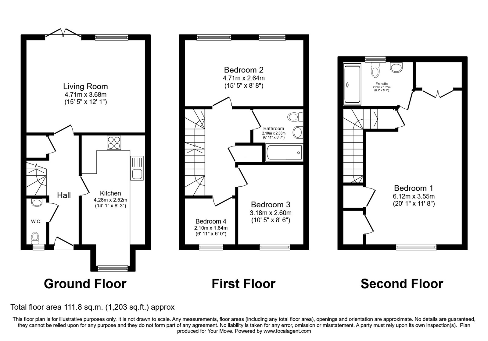 4, Brambling Avenue, Ashford floorplan
