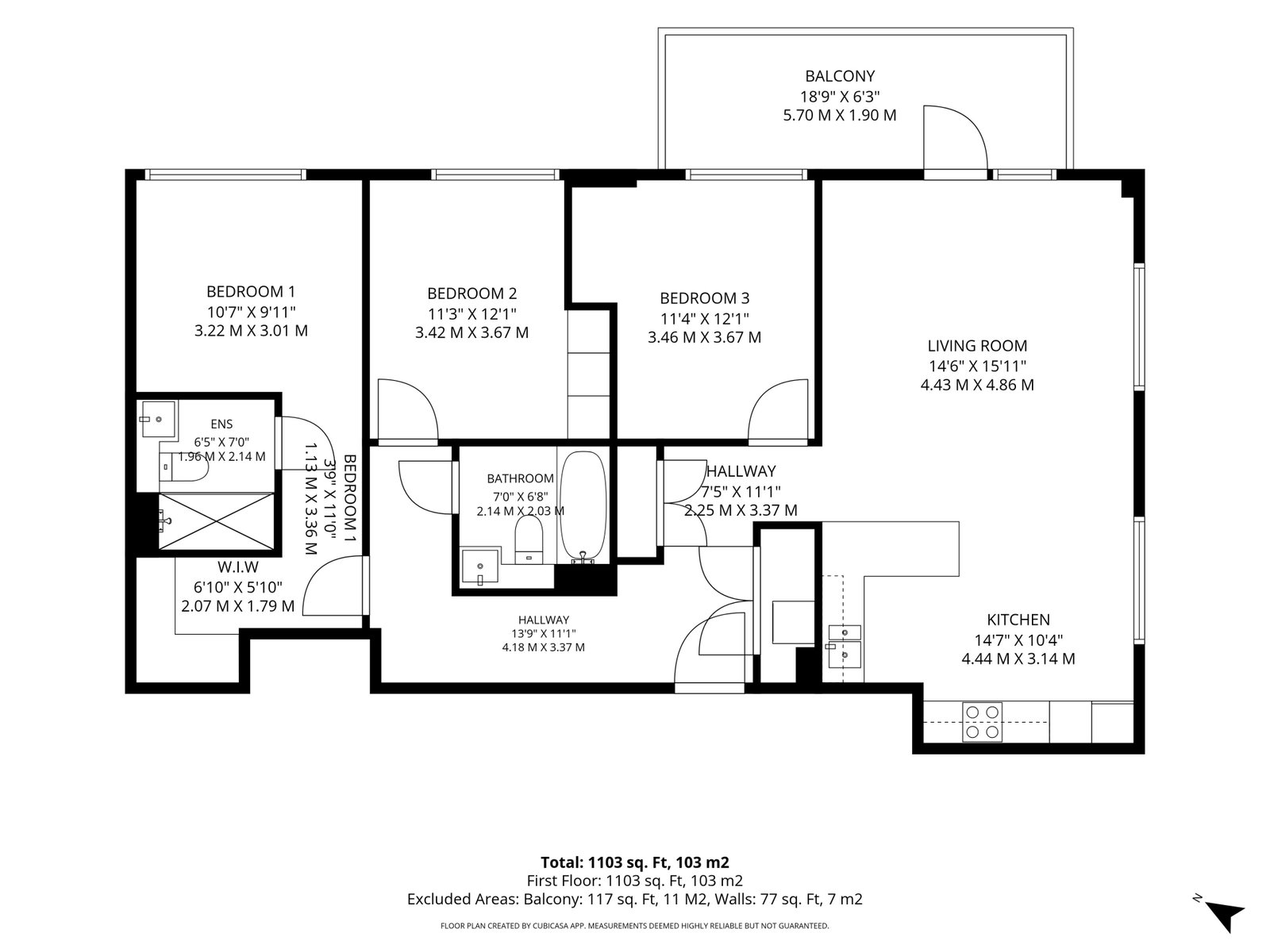 Azure Appartments,Flat 4, Dragonfly Walk, London floorplan