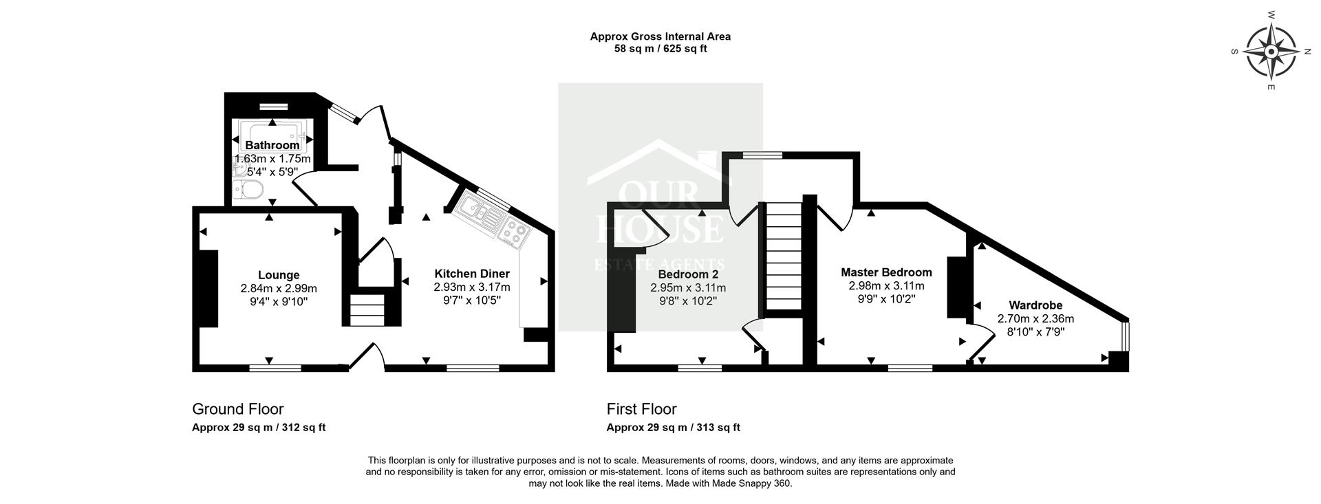 Whitedale Cottage, Newbegin, Hornsea floorplan