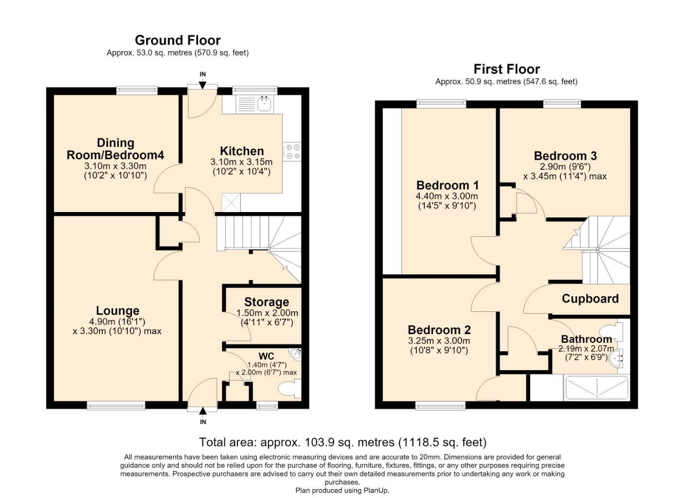 21, Glendale Park, Kirkcaldy floorplan