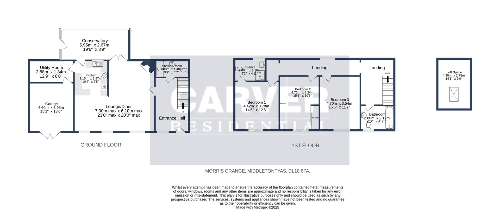 West View Cottage, Morris Grange, Great North Road, Richmond floorplan