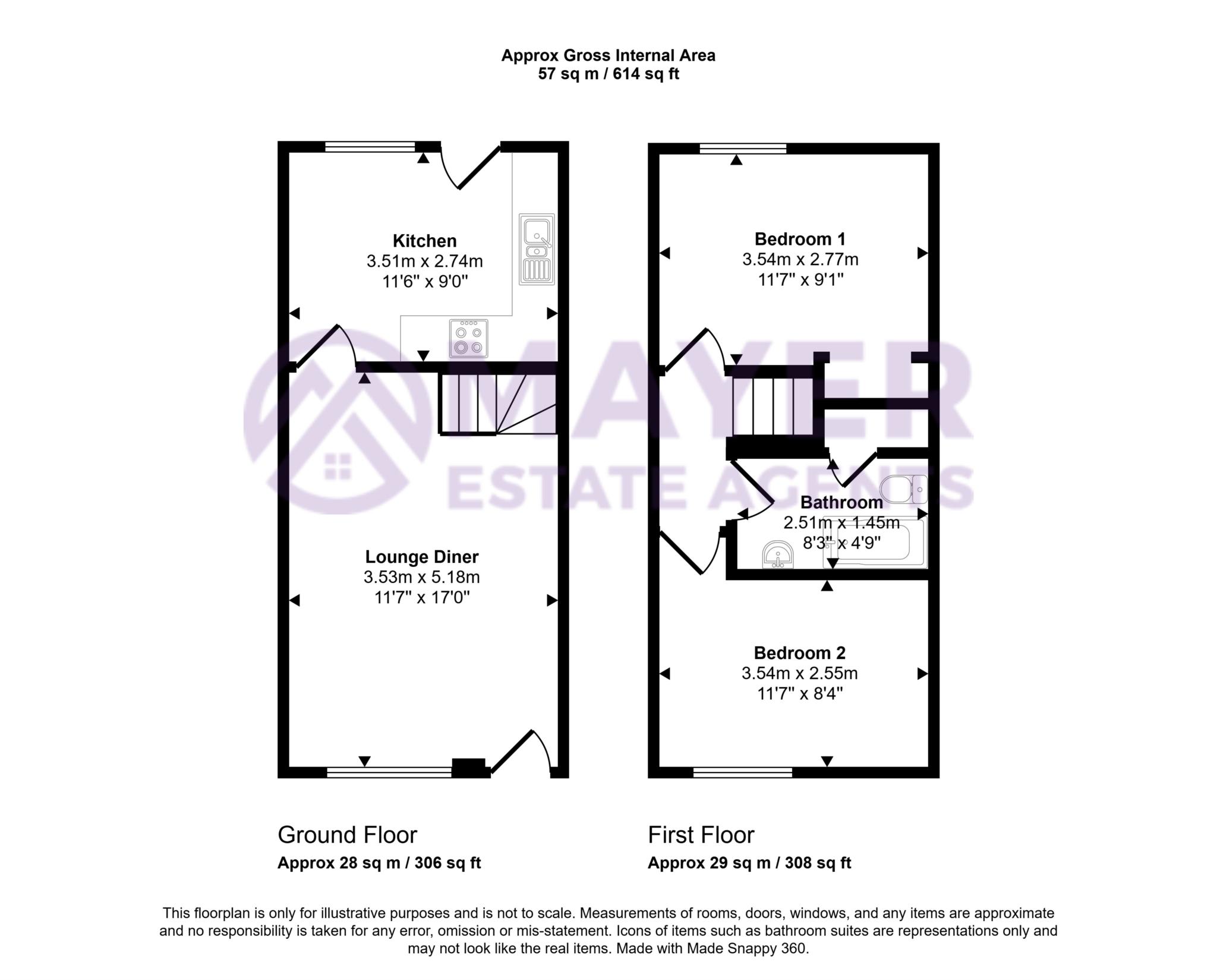 9, Oldlands Close, Plymouth floorplan