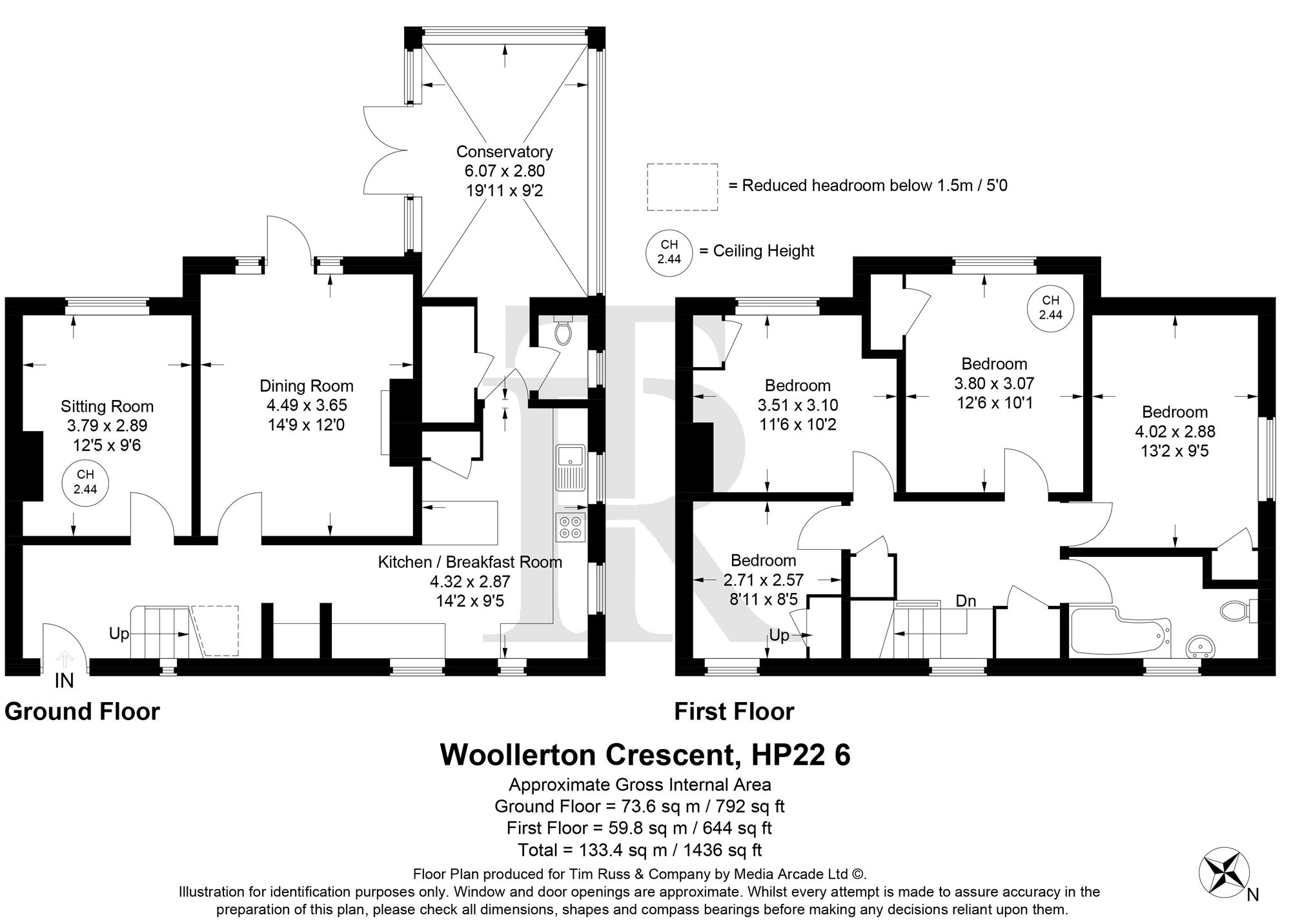6 Woollerton Crescent, Aylesbury floorplan