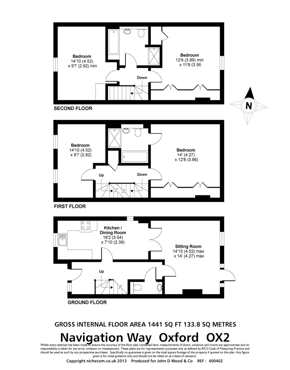 4 Bedrooms End terrace house to rent in Navigation Way, Oxford OX2