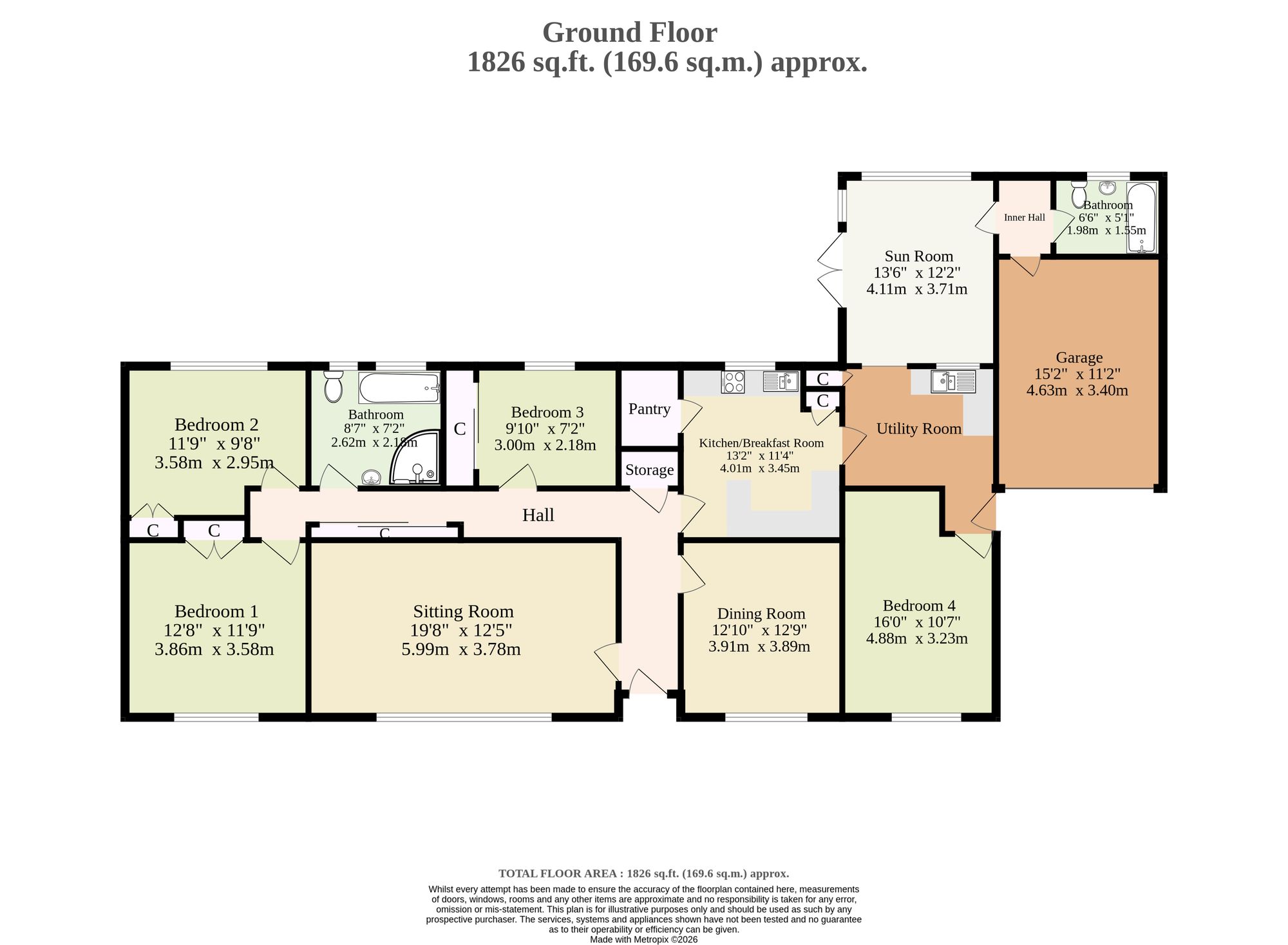 Leylandii Aslacton Road, Norwich floorplan
