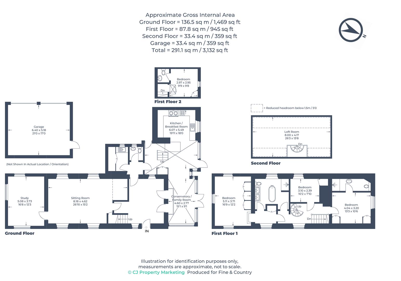 Harriet's End,16, High Street, Sherington floorplan