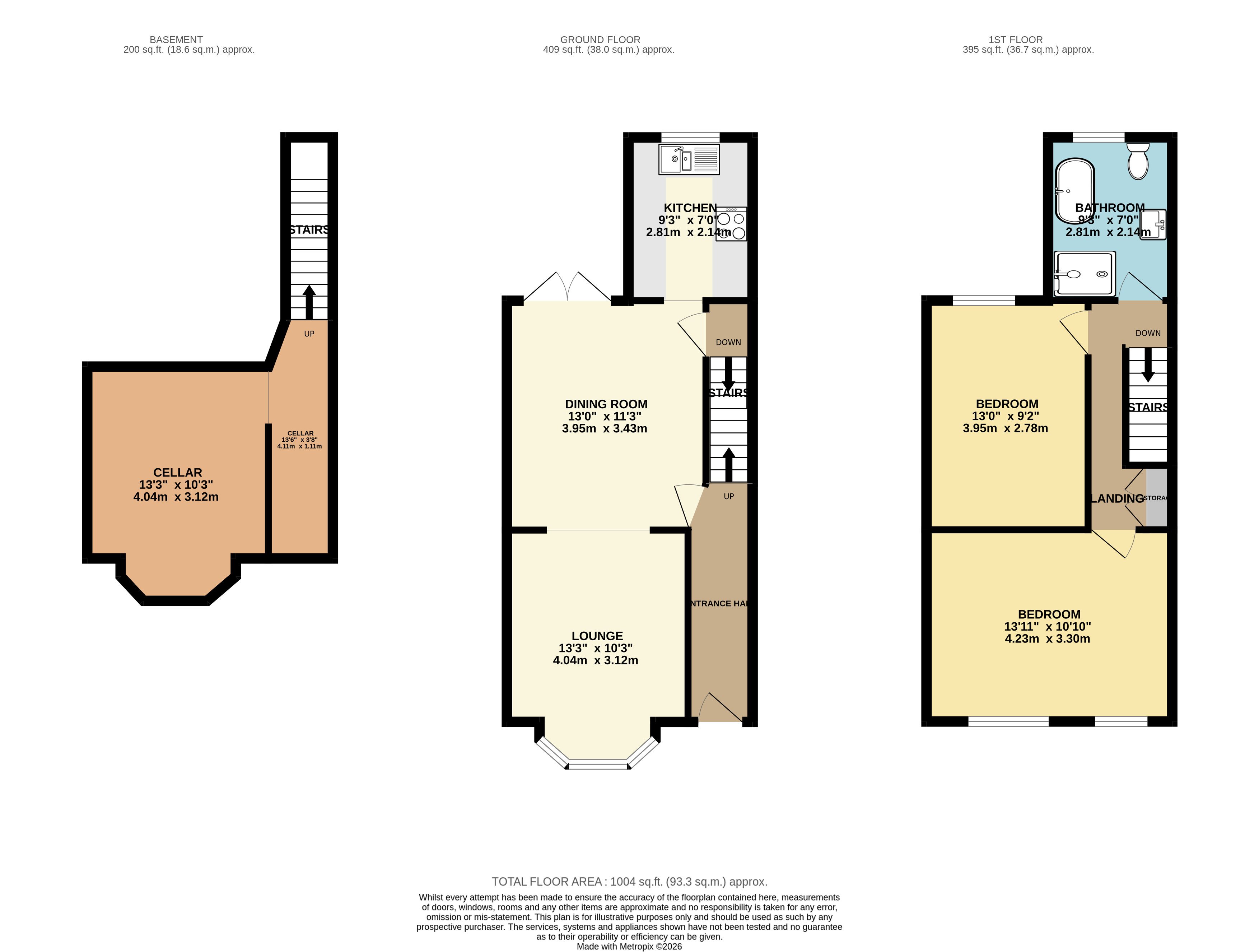 Aberdeen Crescent, Stockport floorplan