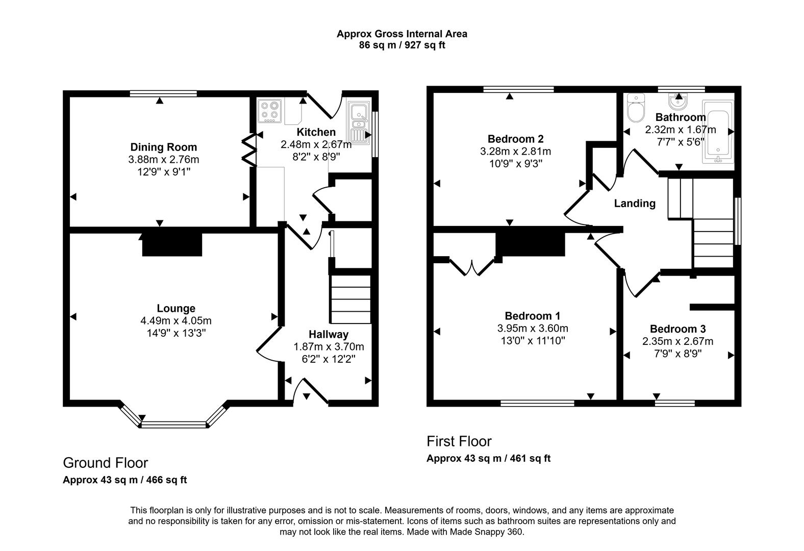 33, Woodbine Terrace, Pembroke floorplan