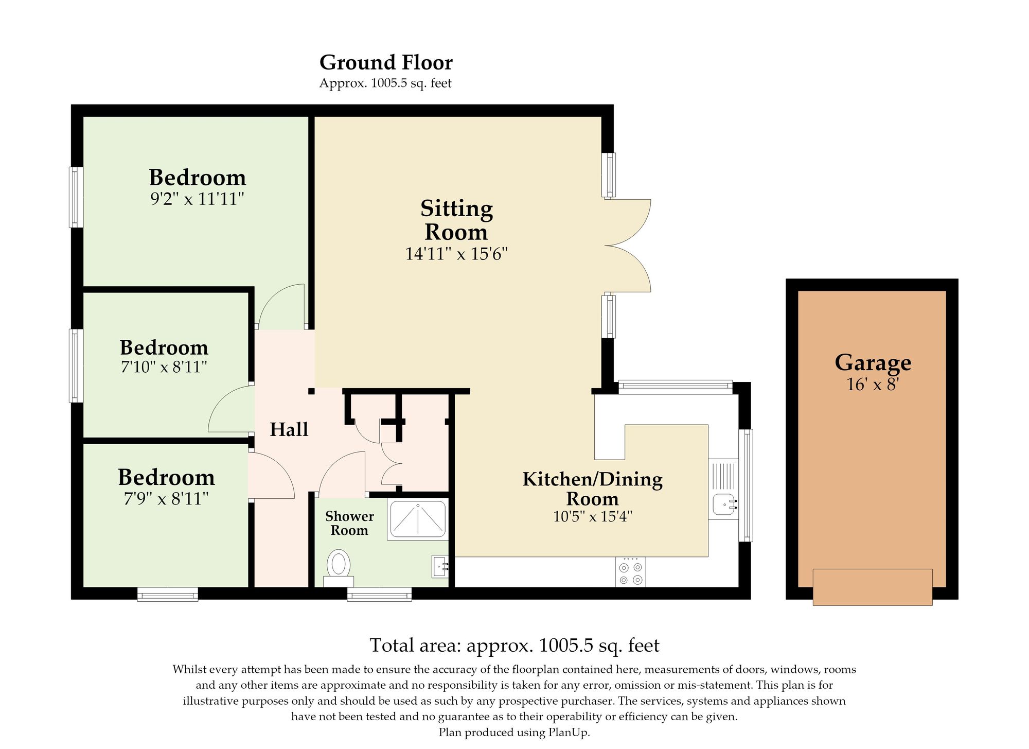 1, Beech Way, Diss floorplan