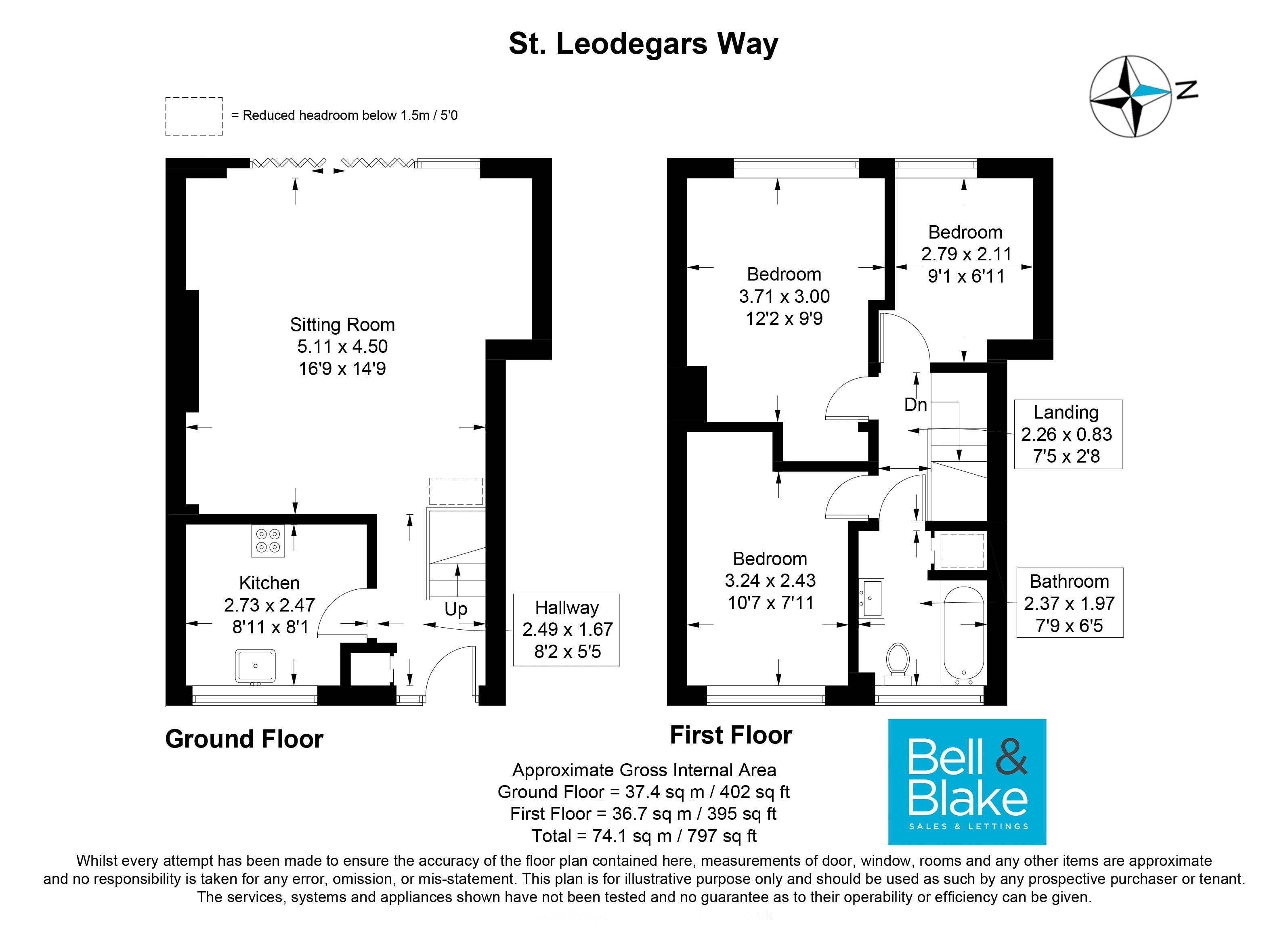 33, St. Leodegars Way, Chichester floorplan