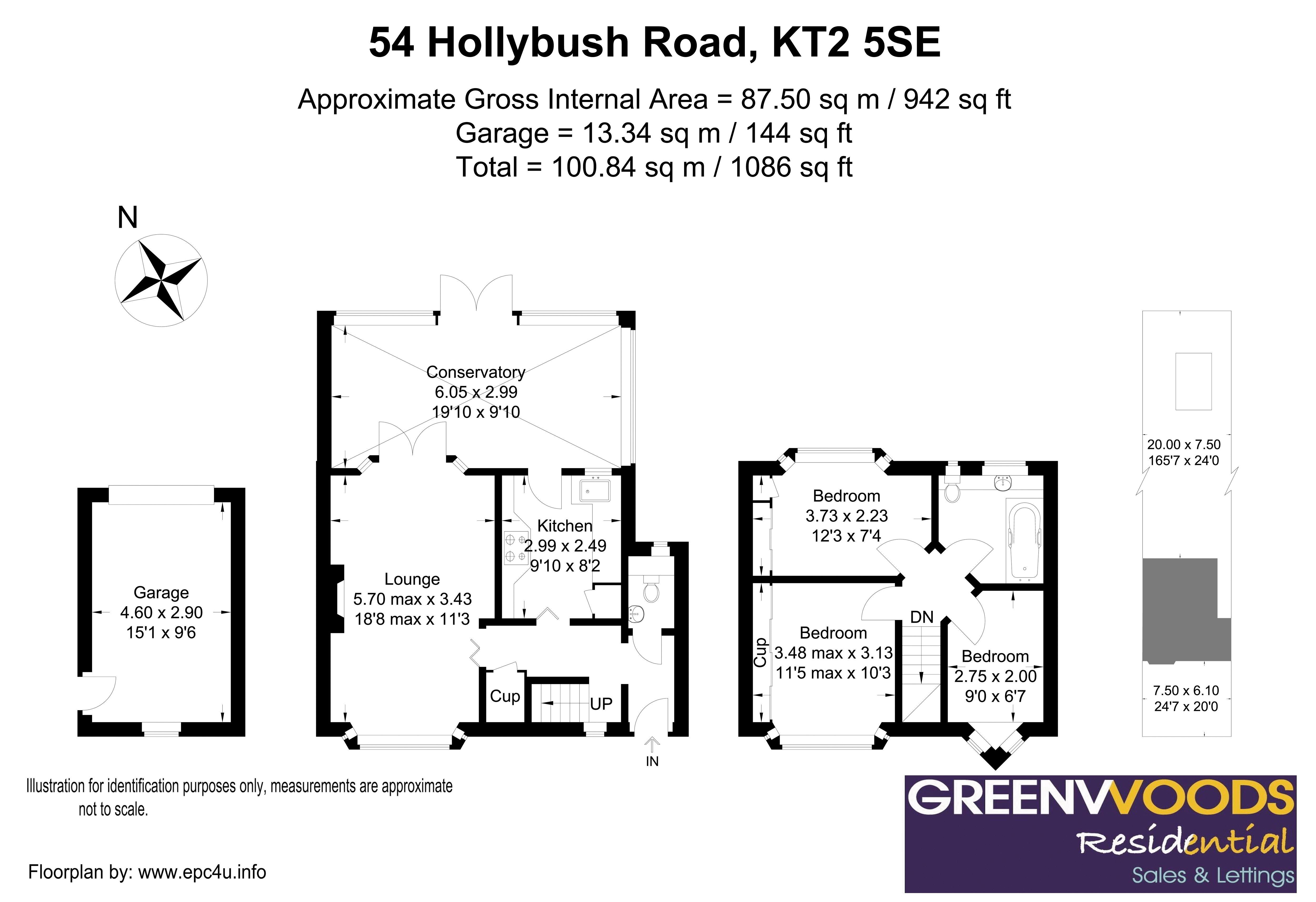 3 Bedrooms Semi-detached house to rent in Hollybush Road, Kingston Upon Thames KT2