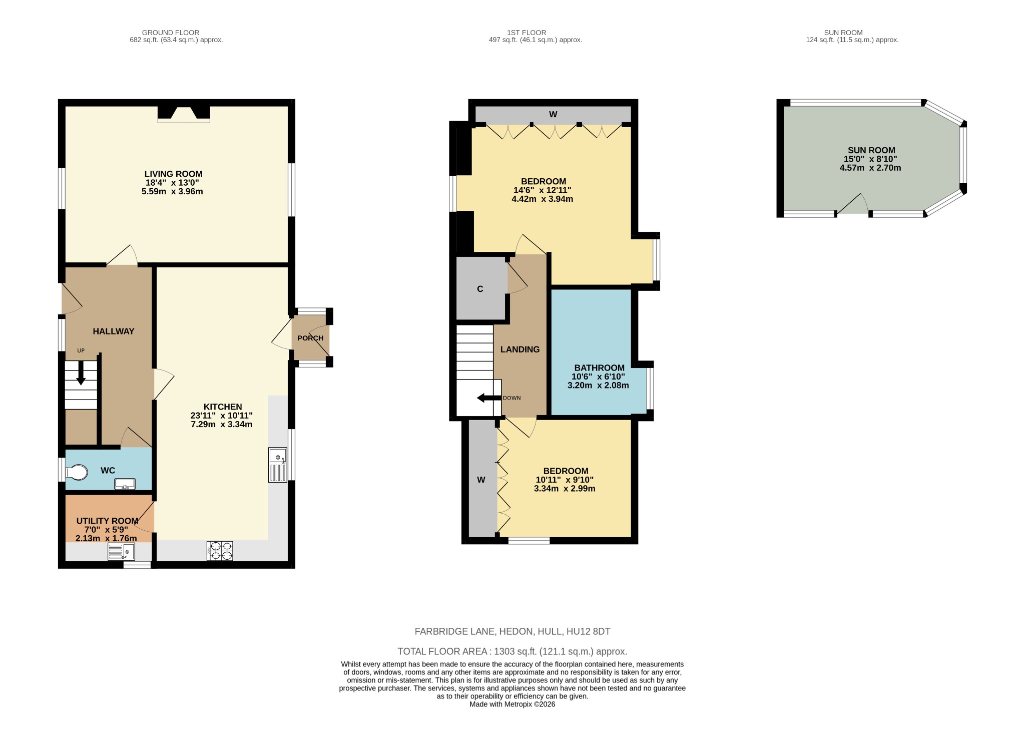 Green Cottage, 2, Hedon floorplan