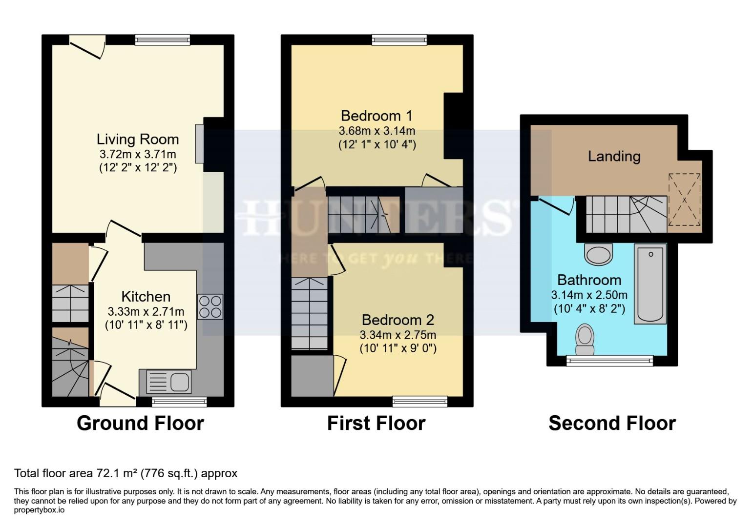 9, Hall View, Sheffield floorplan
