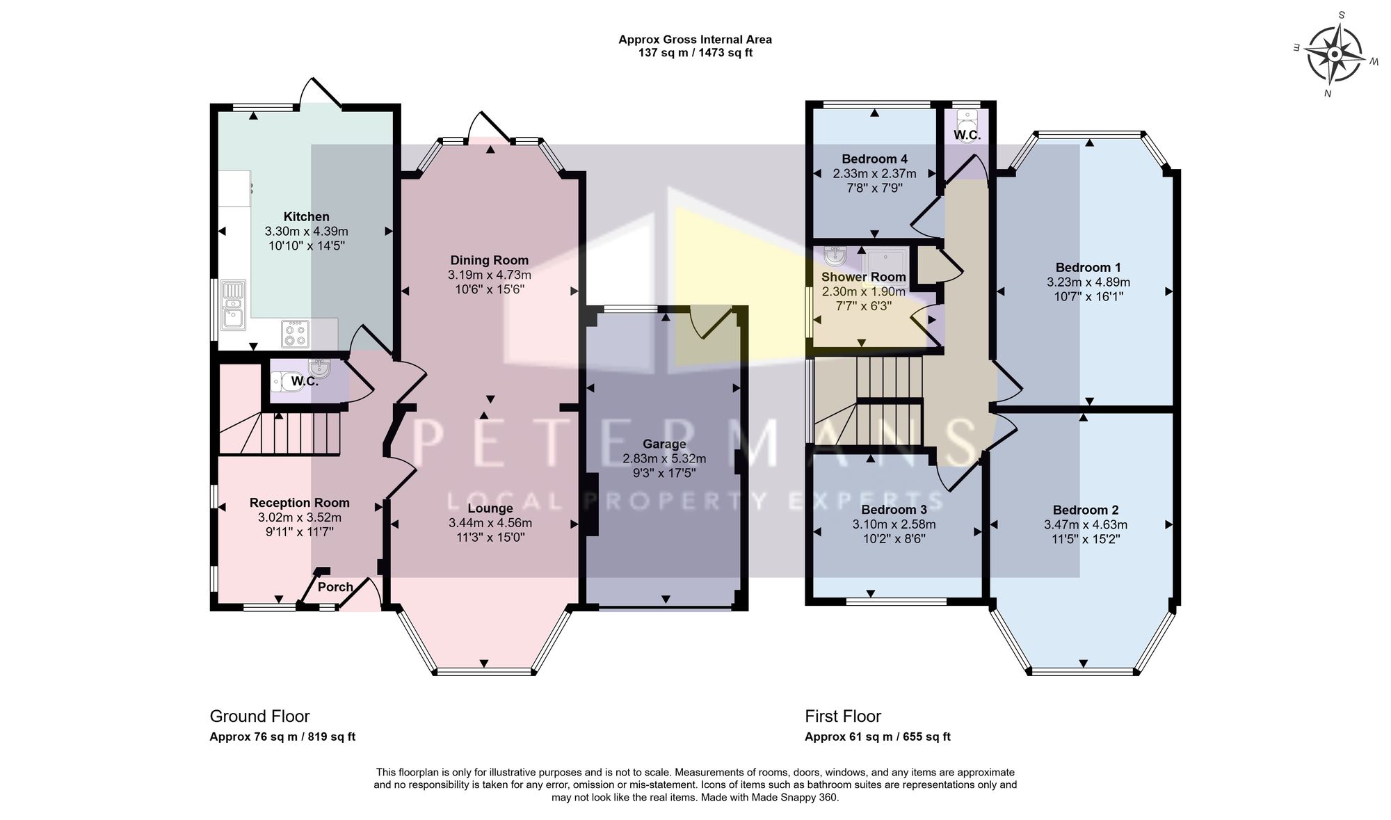 16 The Rise, Edgware floorplan