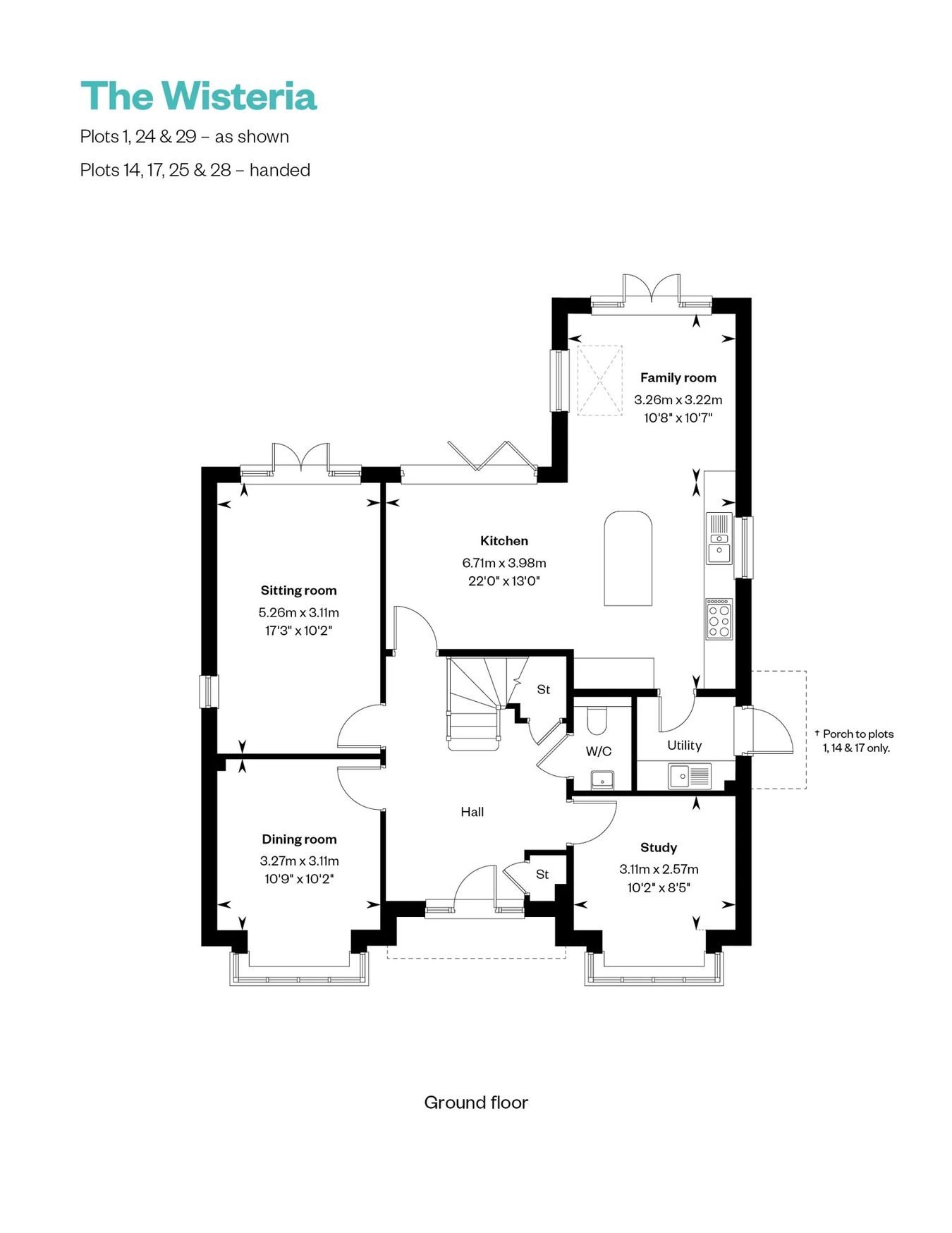 Whitworth Way, Wimborne floorplan
