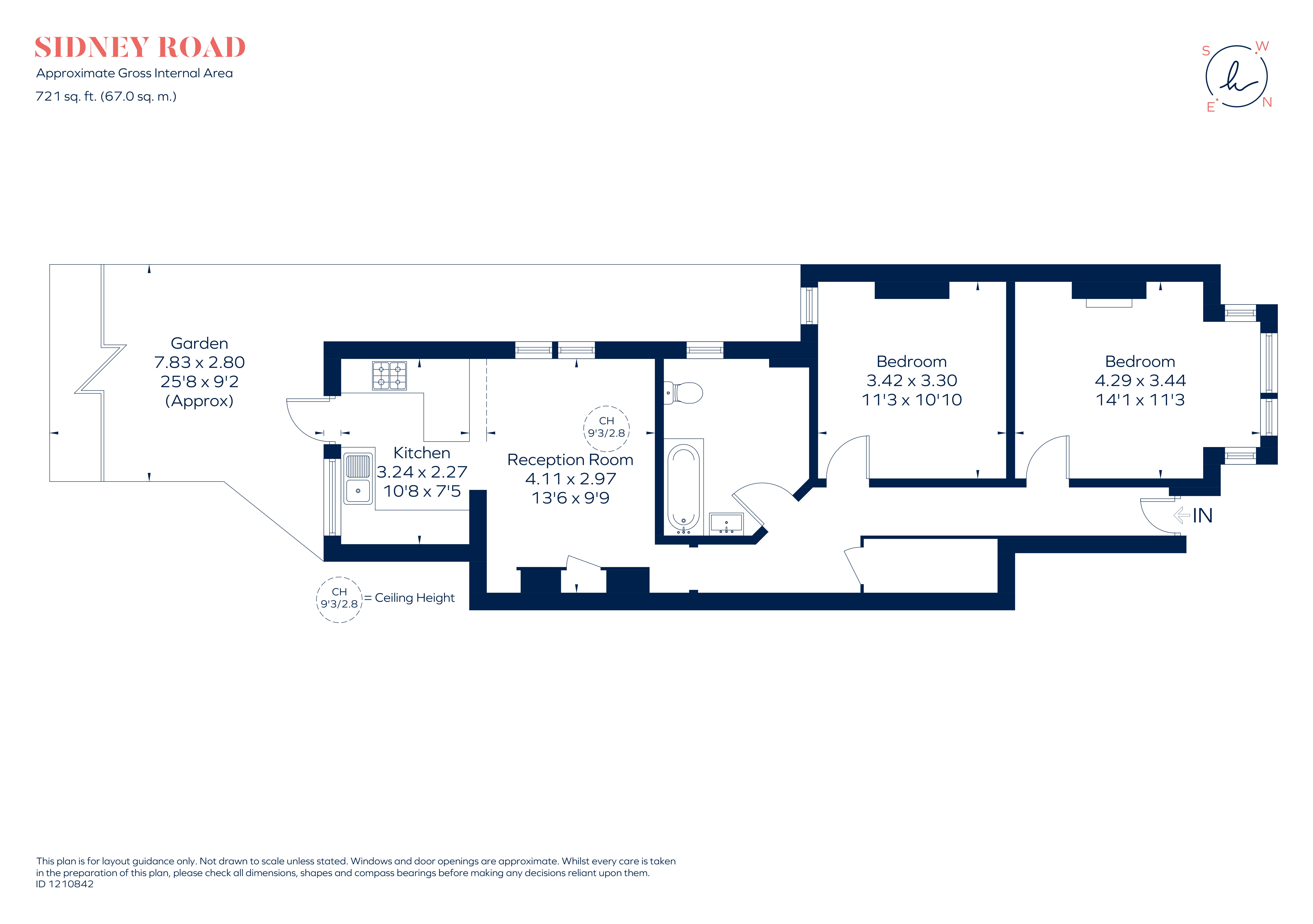 Sidney Road, Twickenham, TW1 floorplan