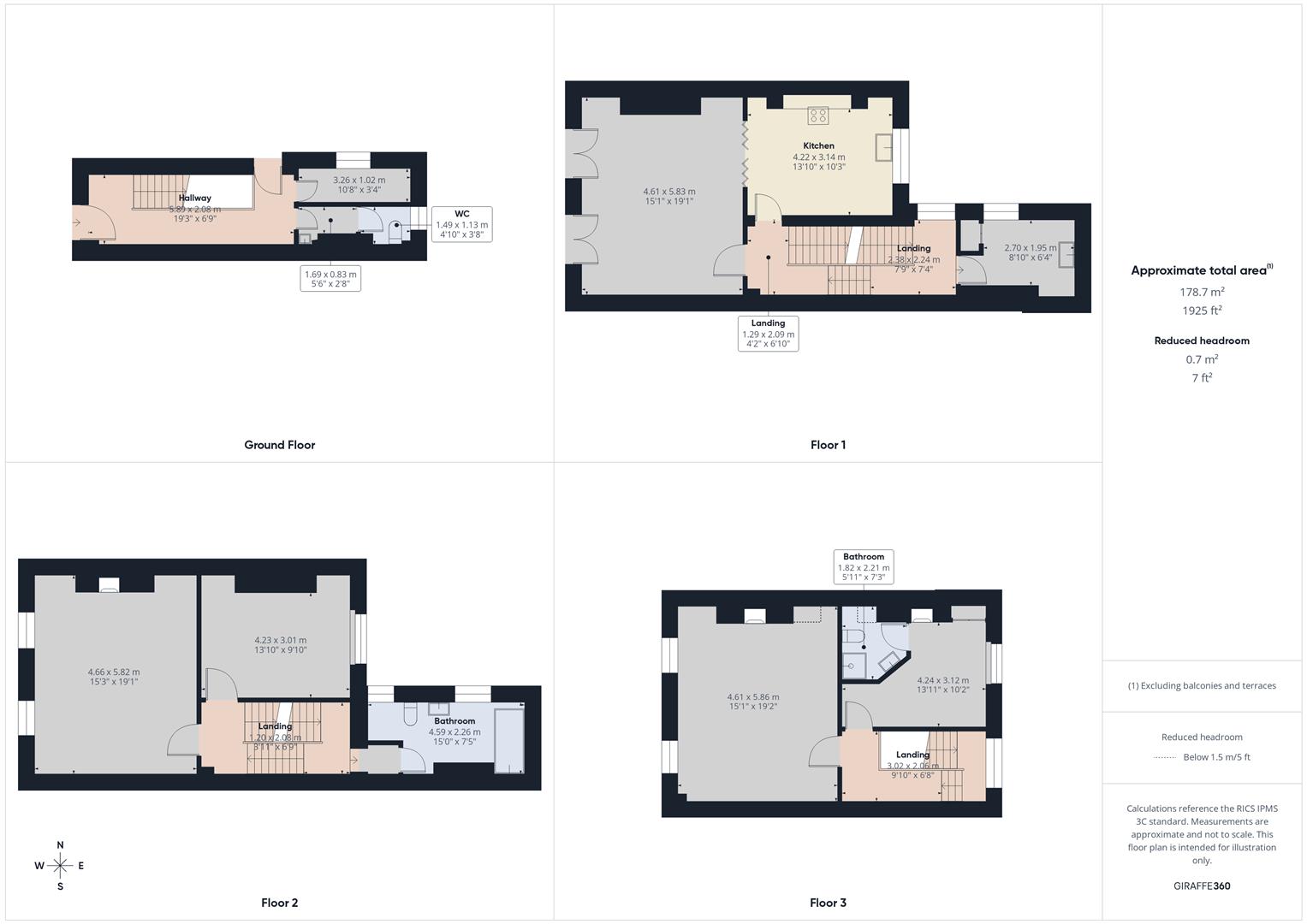 12A, Euston Place, Leamington Spa floorplan