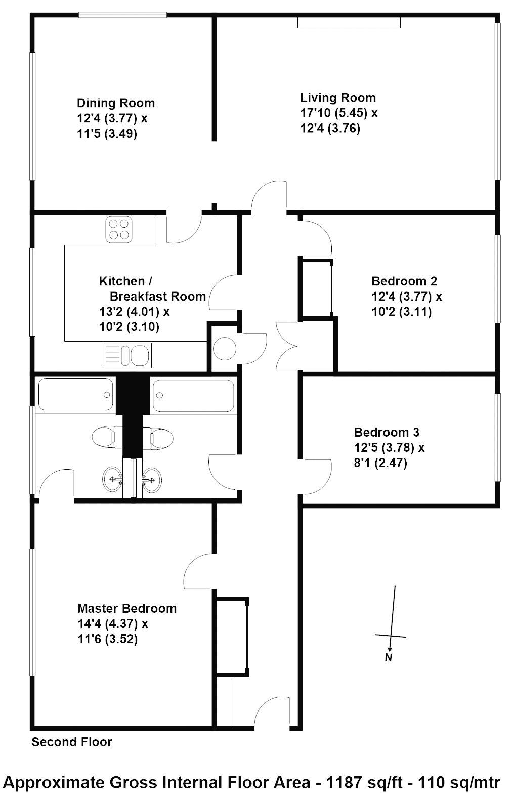 3 Bedrooms Flat for sale in Avenue Road, Epsom KT18